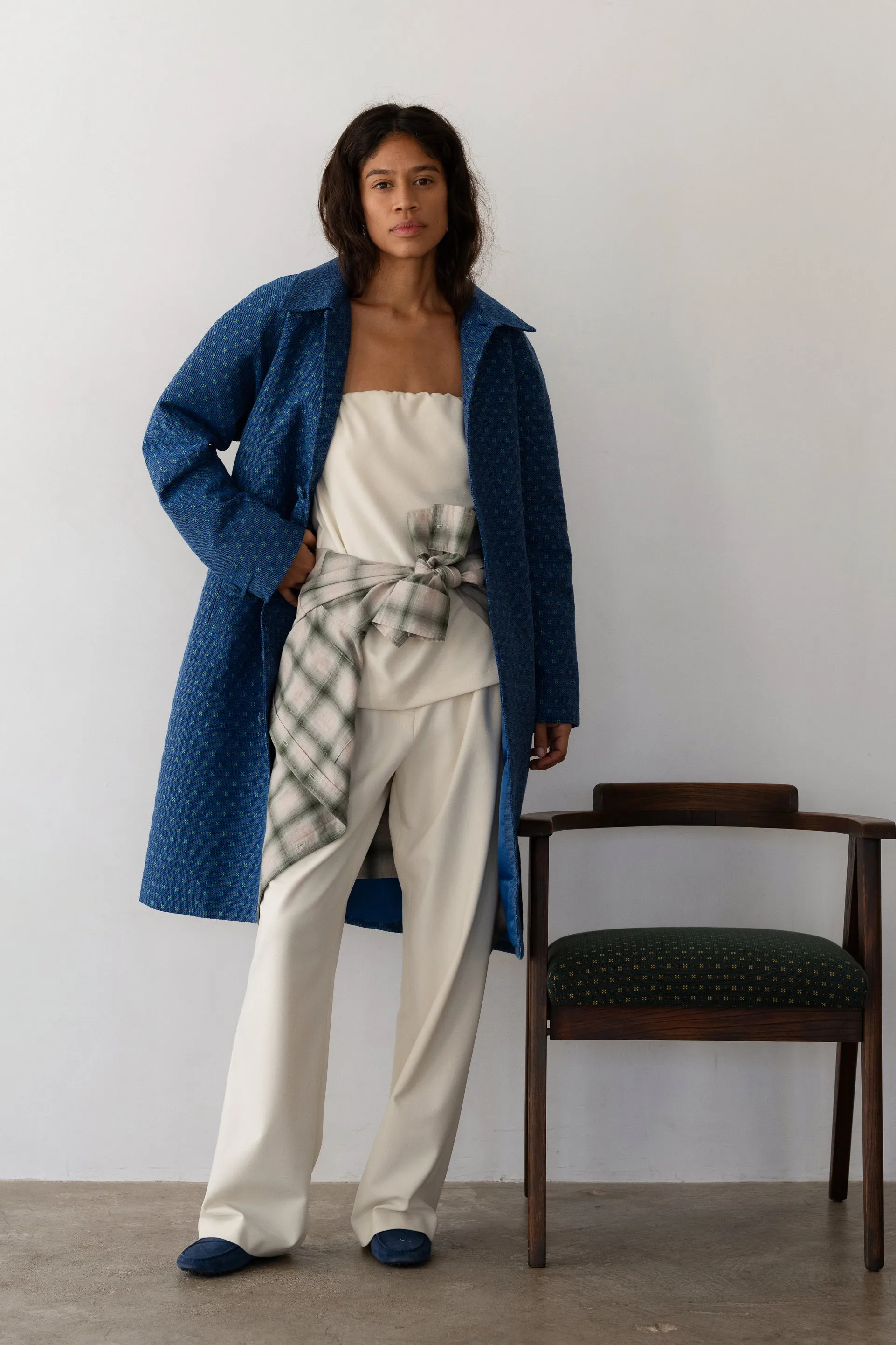 The Flannel Tube Top sold by DONNI. product image thumbnail 5