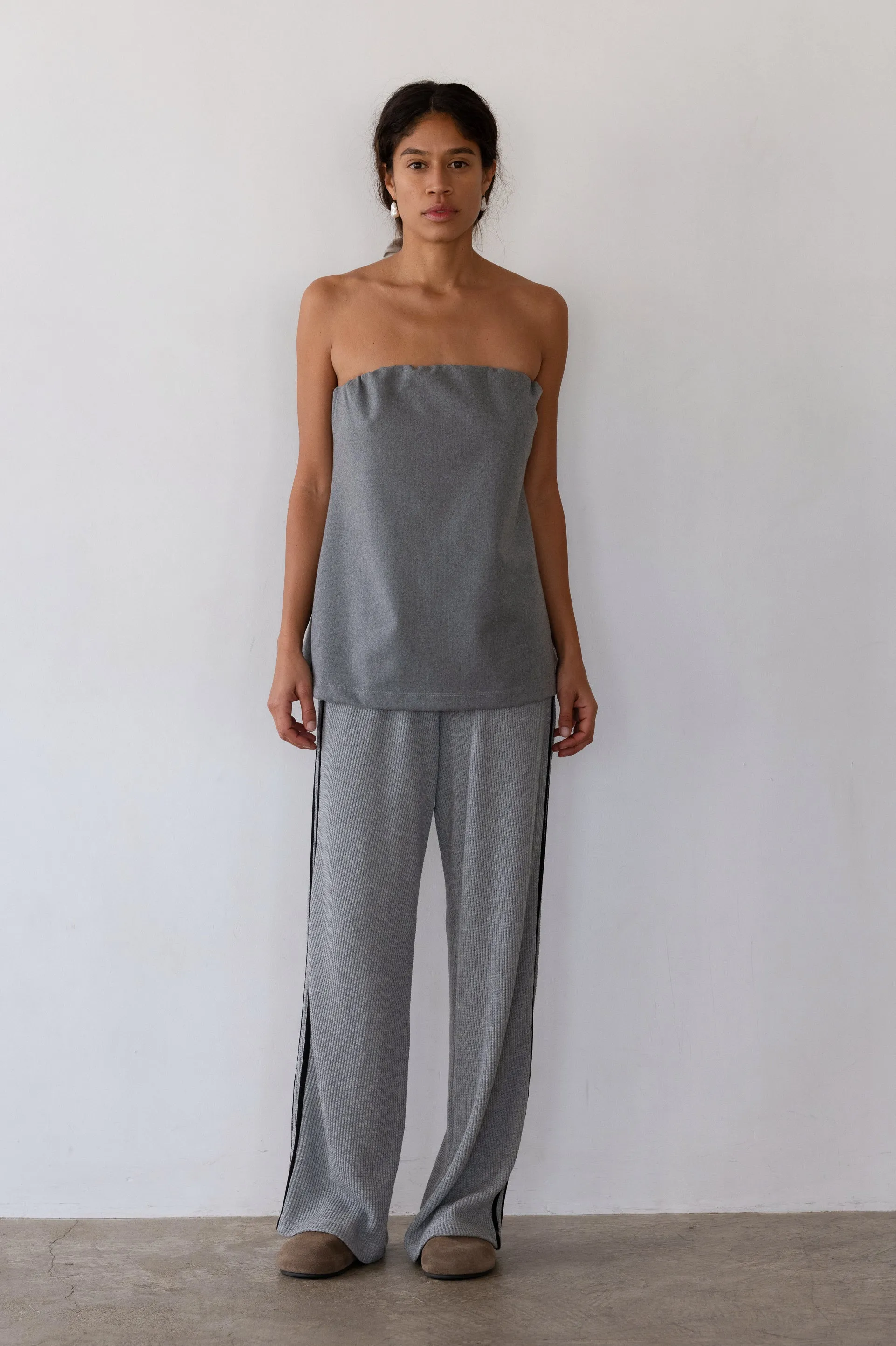 The Flannel Tube Top sold by DONNI. product image thumbnail 3