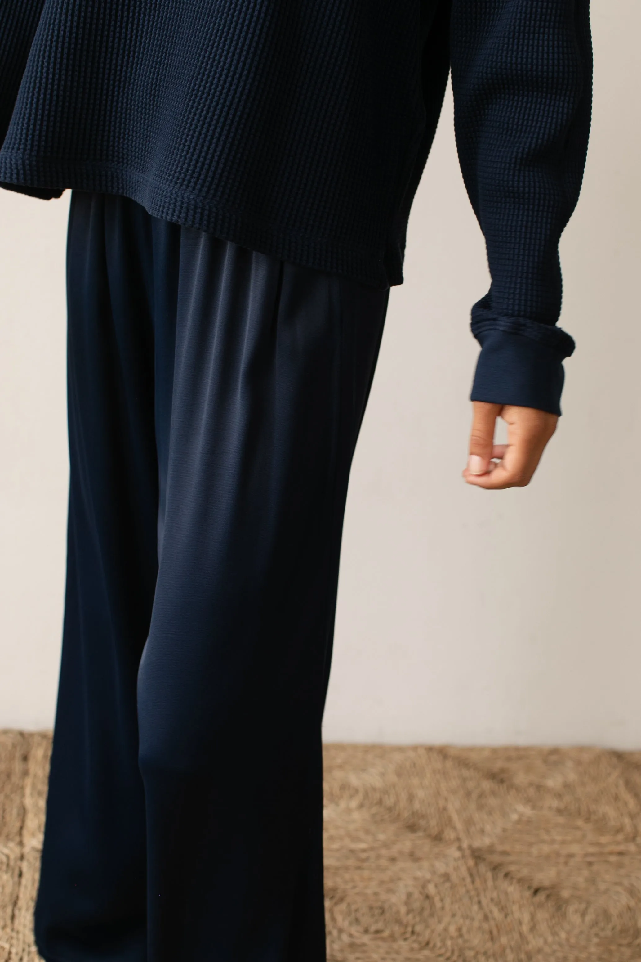 The Satiny Simple Pant sold by DONNI.