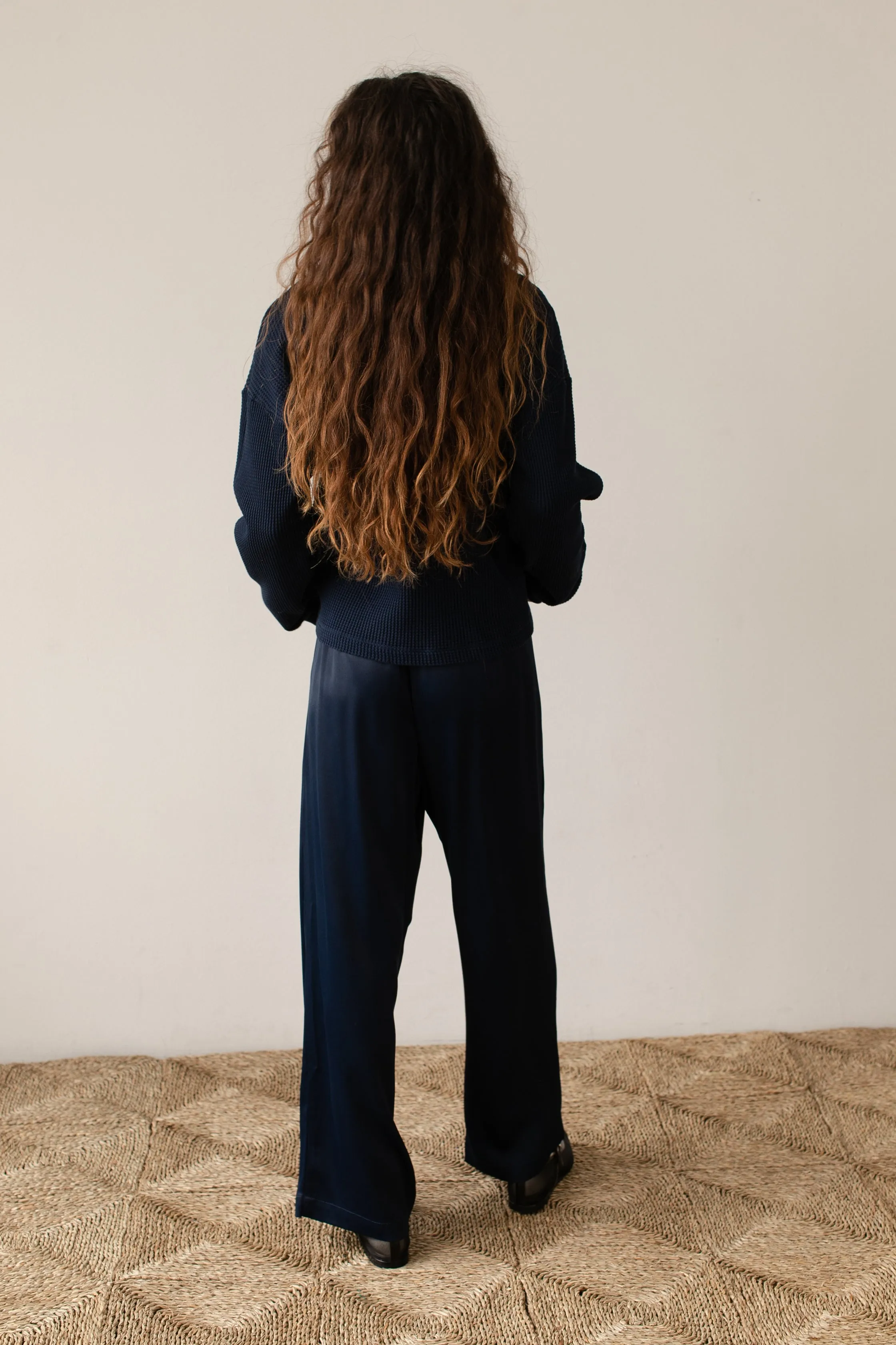 The Satiny Simple Pant sold by DONNI. product image thumbnail 4