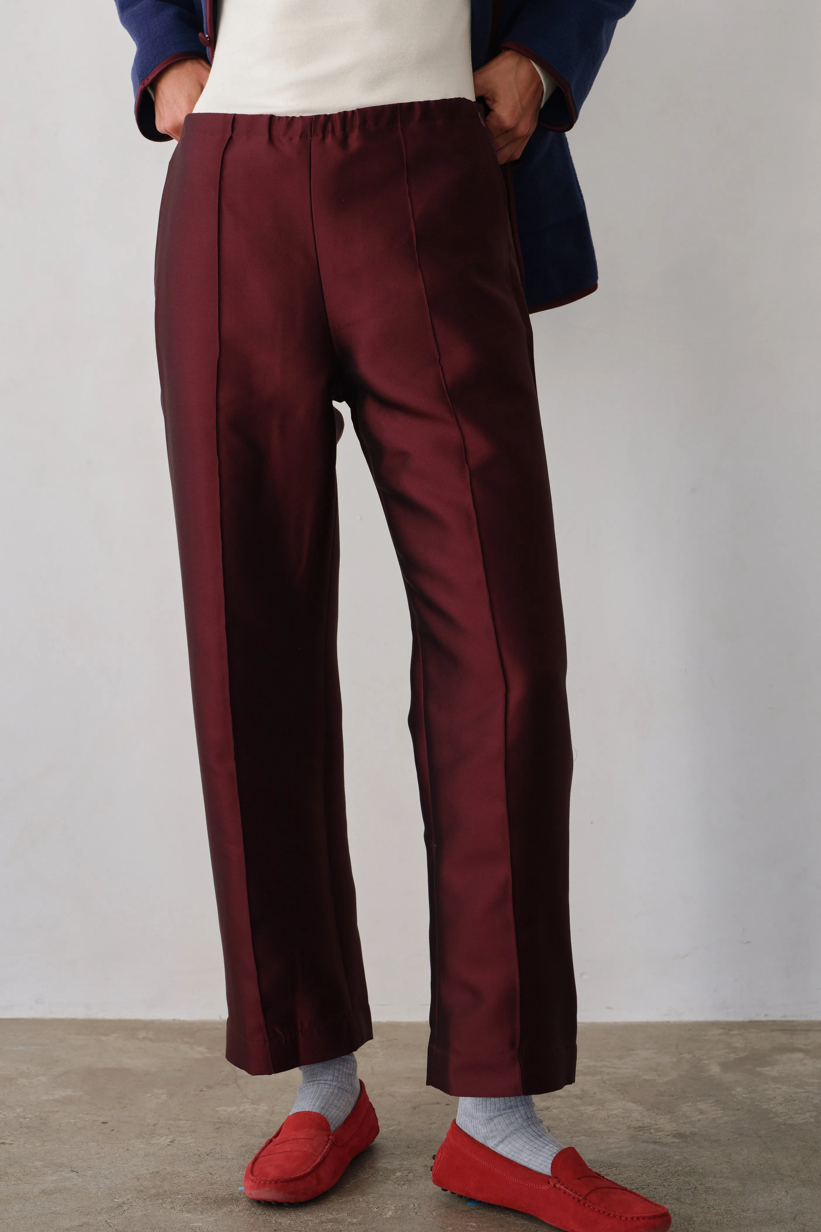 The Satin Cocktail Pant sold by DONNI. product image thumbnail 4