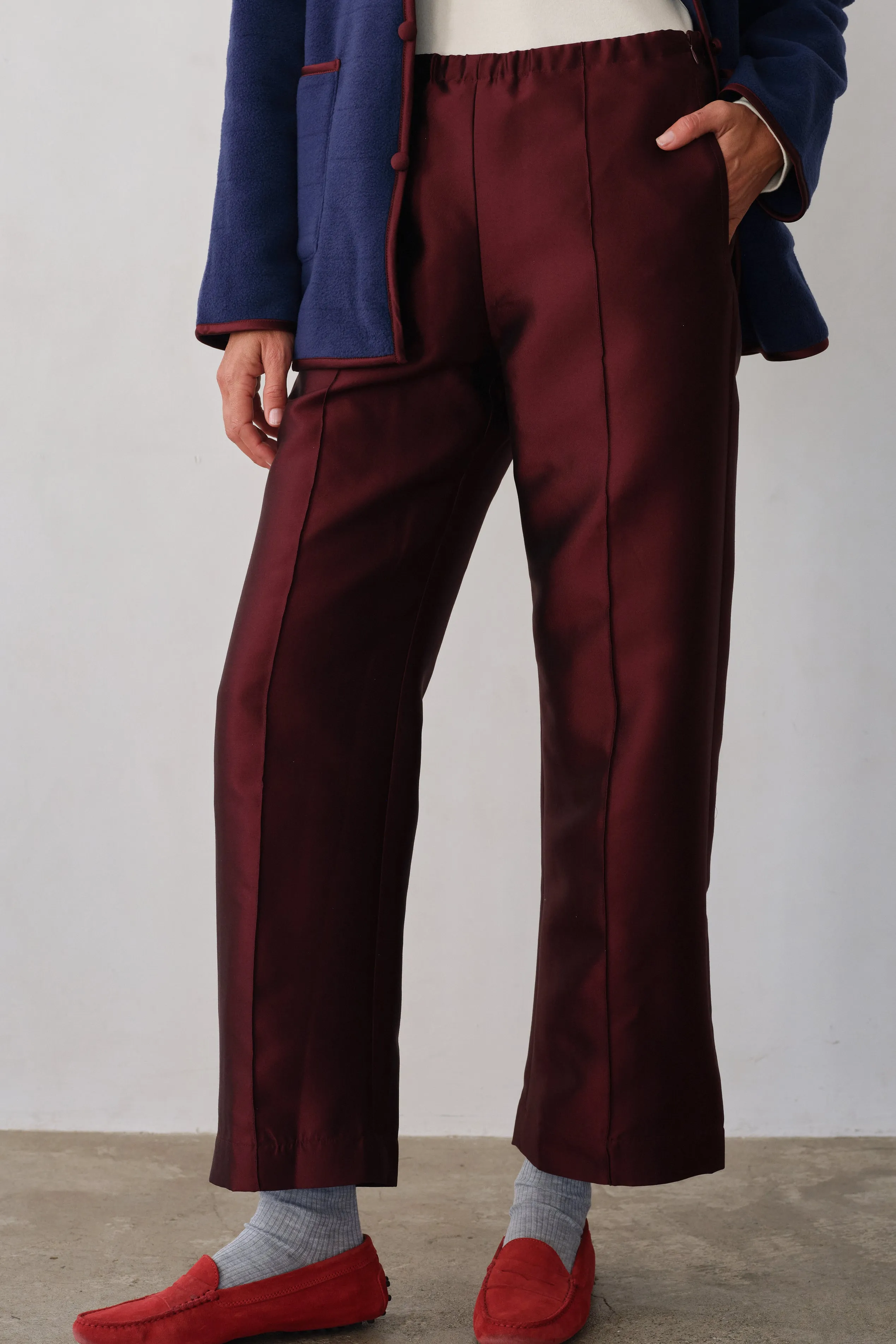 The Satin Cocktail Pant sold by DONNI. product image thumbnail 3