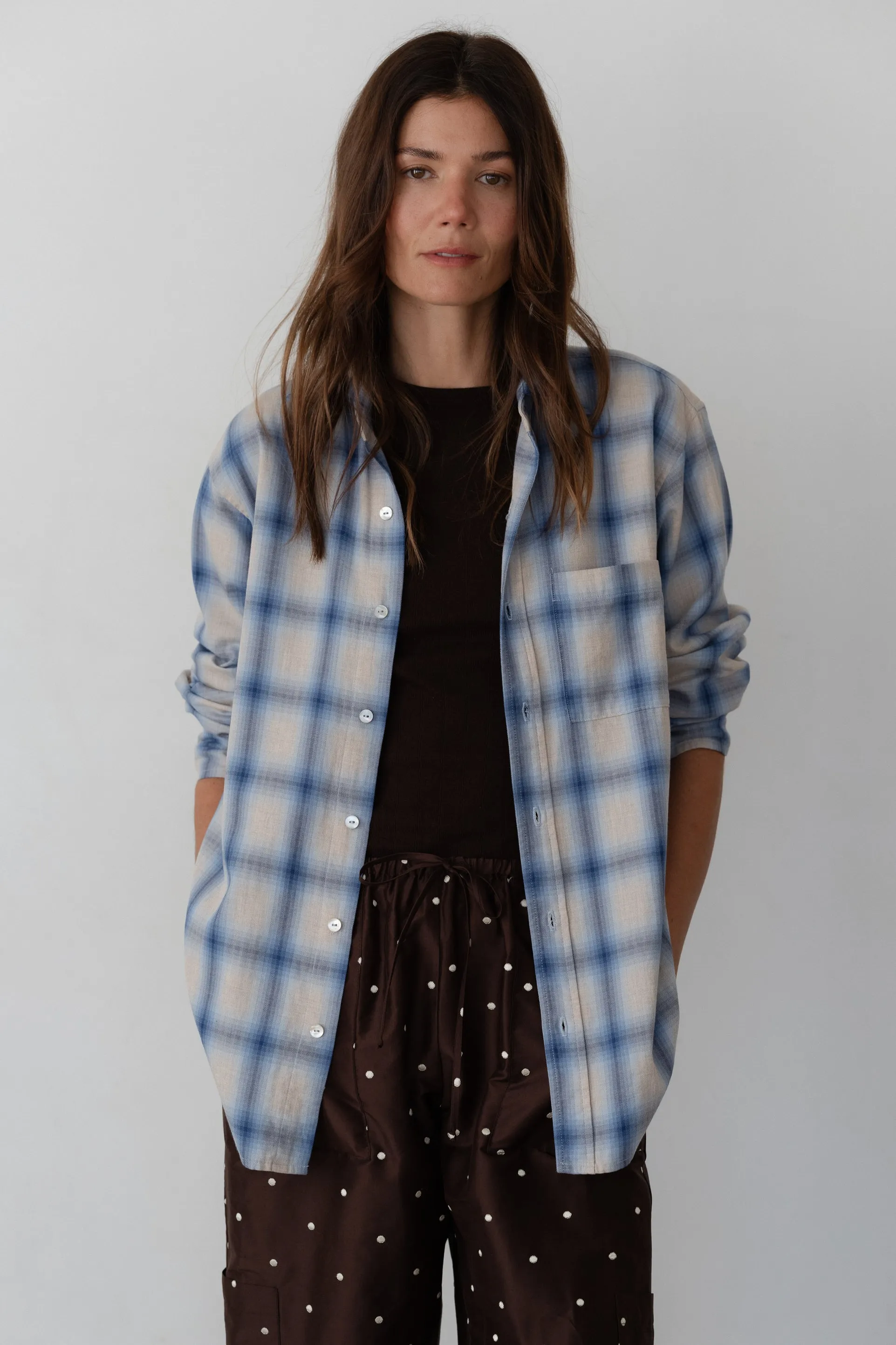 The Plaid Flannel Shirt sold by DONNI.