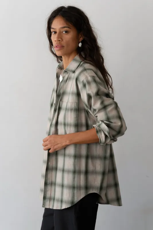 The Plaid Flannel Shirt sold by DONNI.