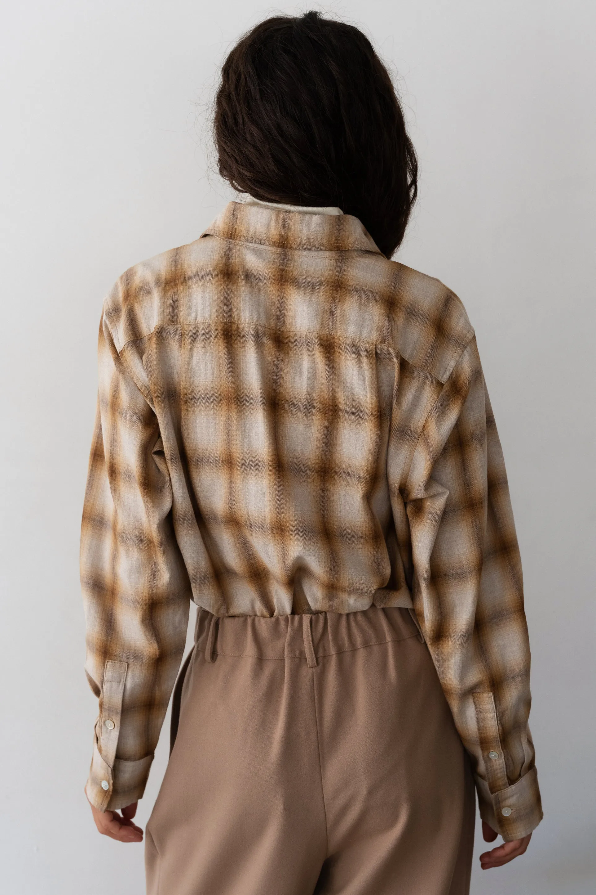 The Plaid Flannel Shirt sold by DONNI. product image thumbnail 5
