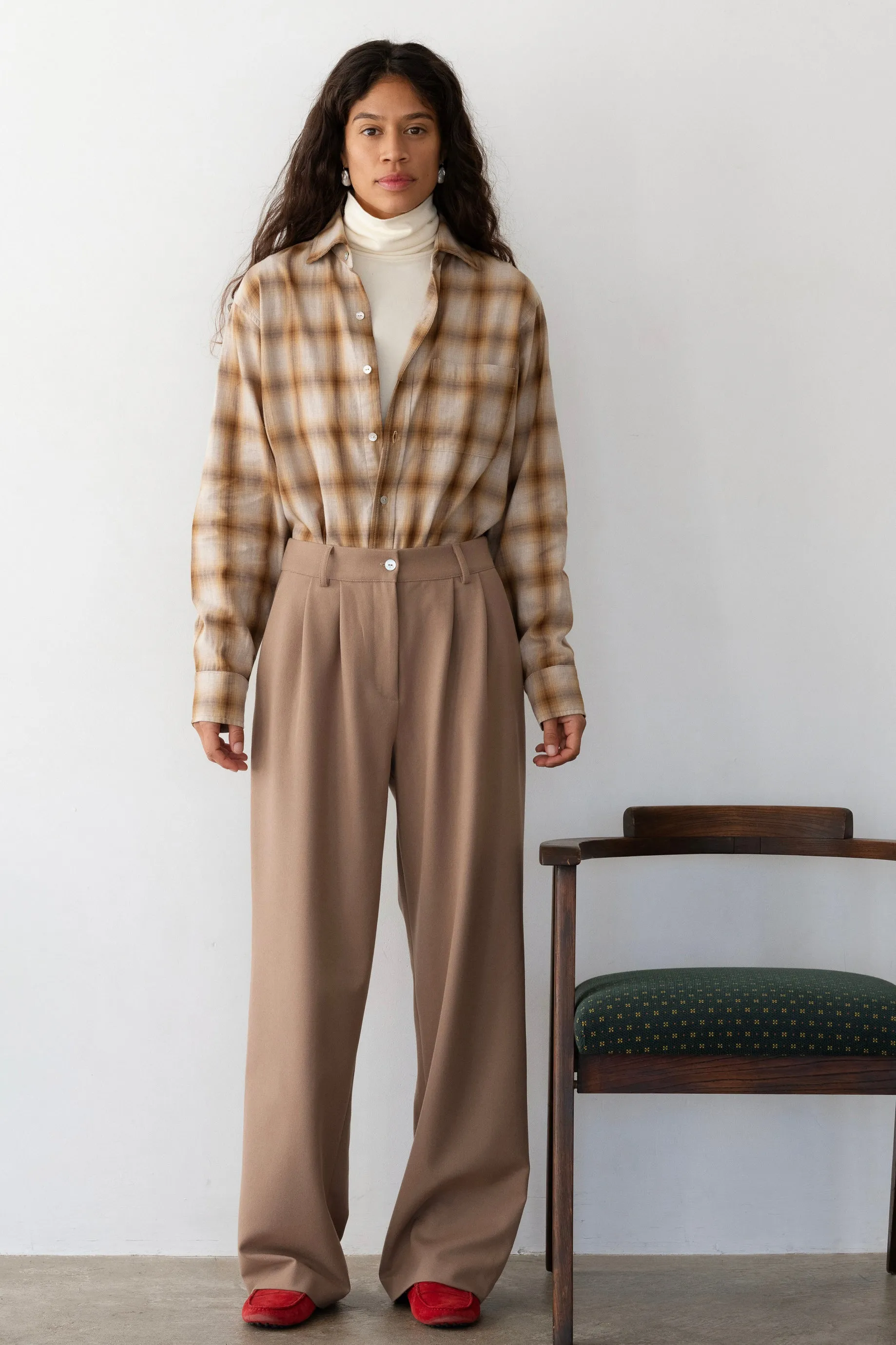 The Plaid Flannel Shirt sold by DONNI.