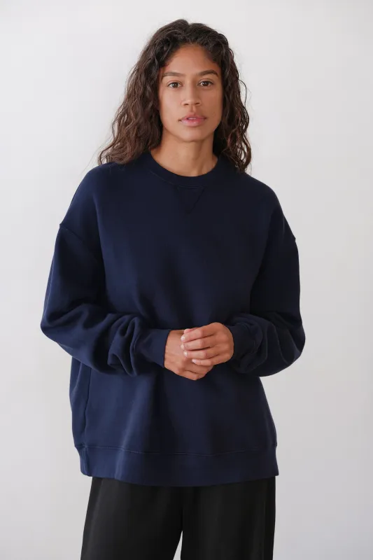 The Eco-Fleece Oversized Sweatshirt sold by DONNI.