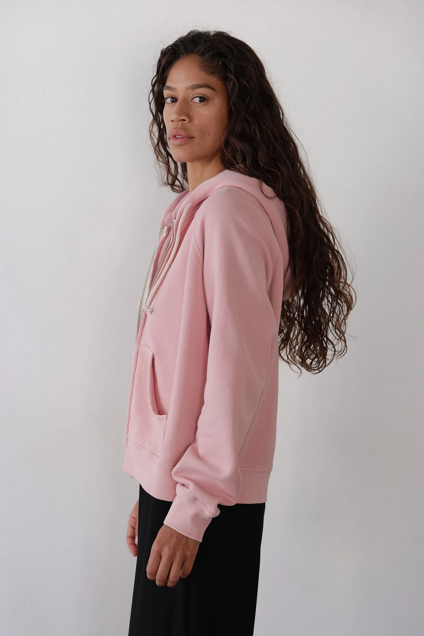 The Eco-Fleece Zip Up Sweatshirt sold by DONNI. product image thumbnail 3