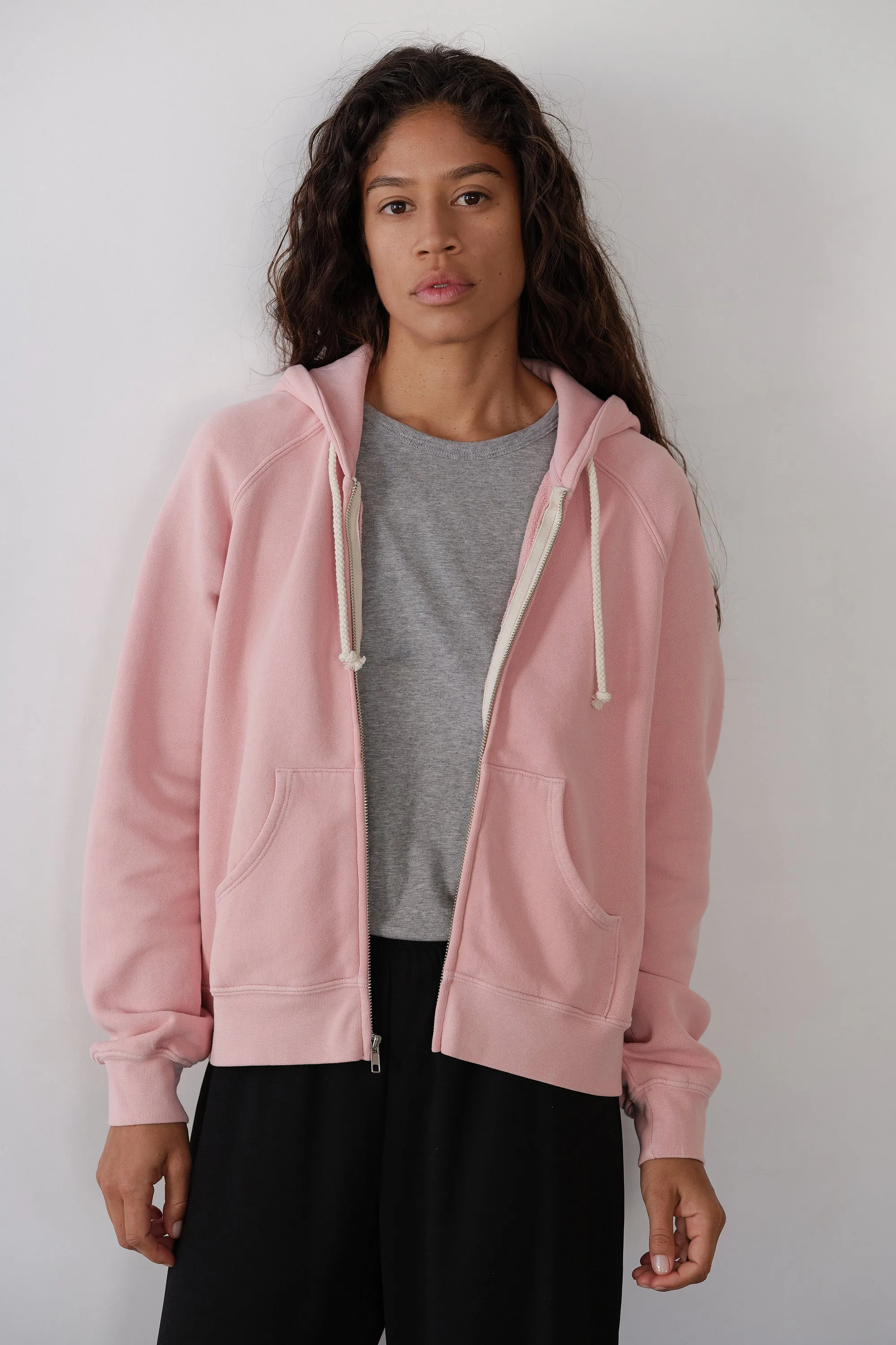 The Eco-Fleece Zip Up Sweatshirt sold by DONNI. product image thumbnail 5