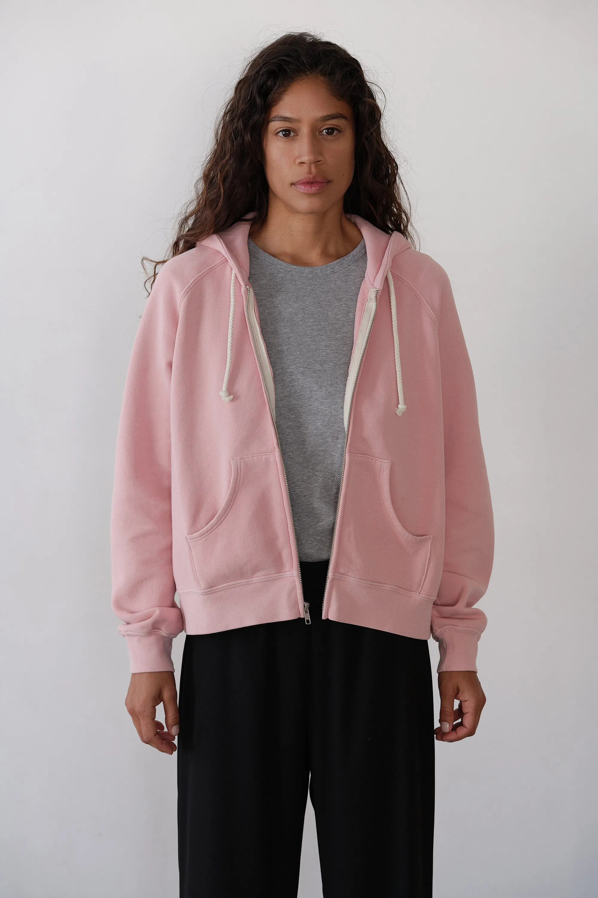 The Eco-Fleece Zip Up Sweatshirt sold by DONNI.