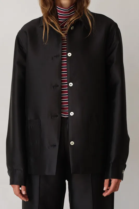 The Satin Jacket sold by DONNI.