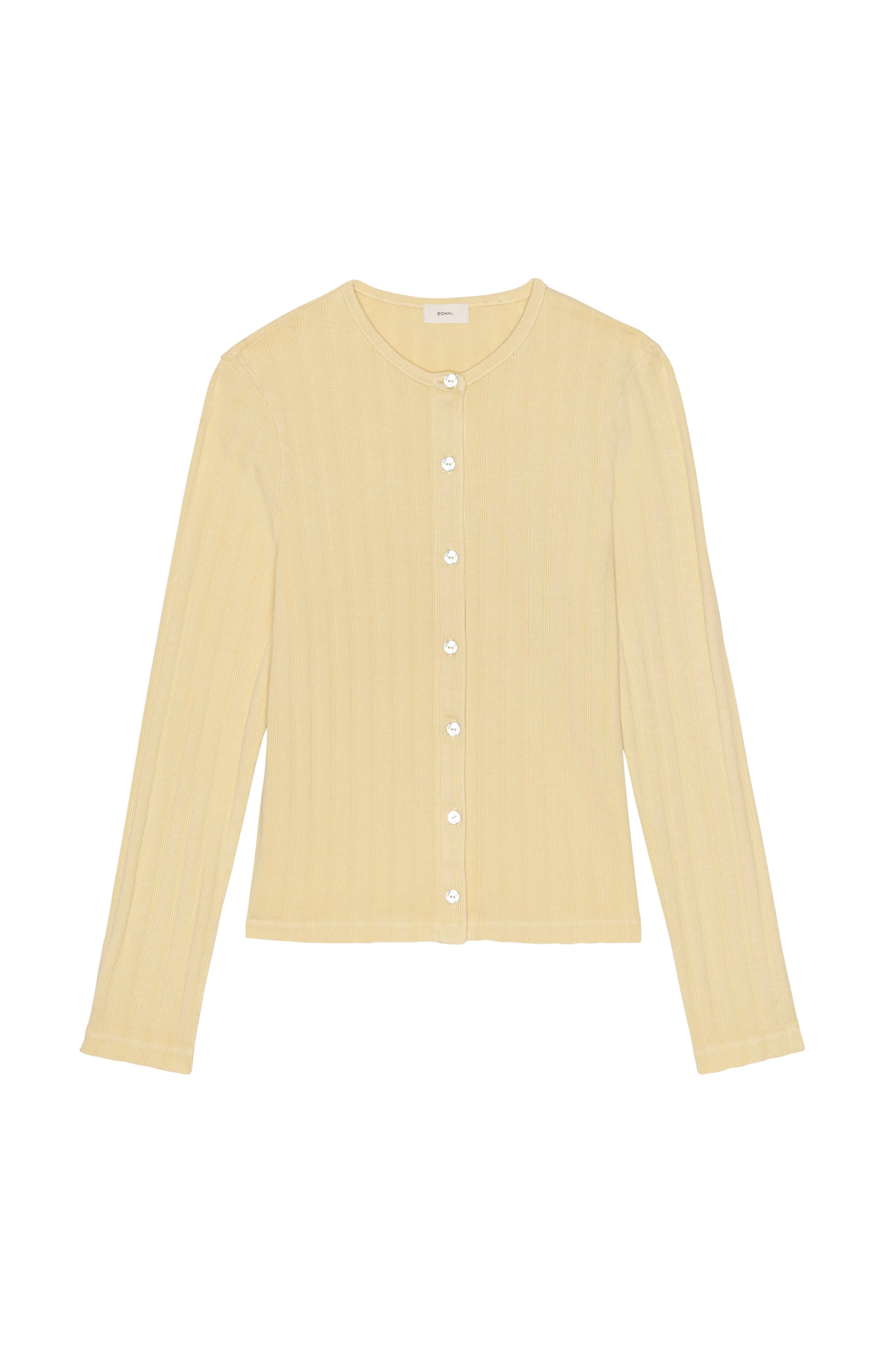 The Varied Rib Cardigan sold by DONNI. product image thumbnail 2