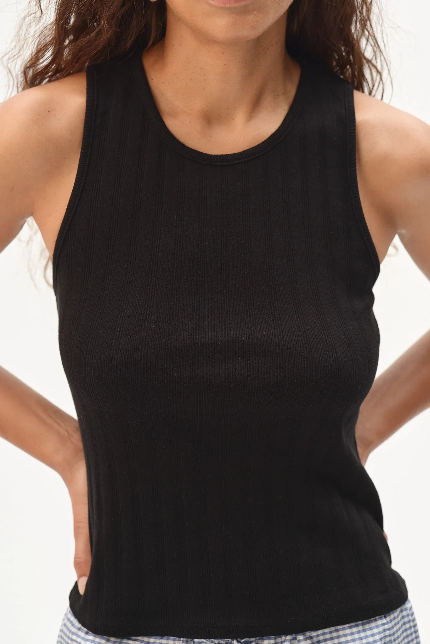 The Varied Rib Tank sold by DONNI.