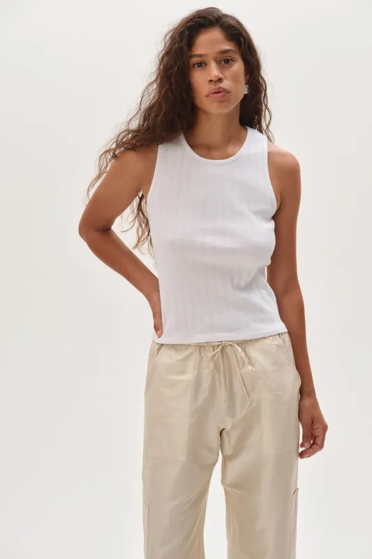 The Varied Rib Tank sold by DONNI.