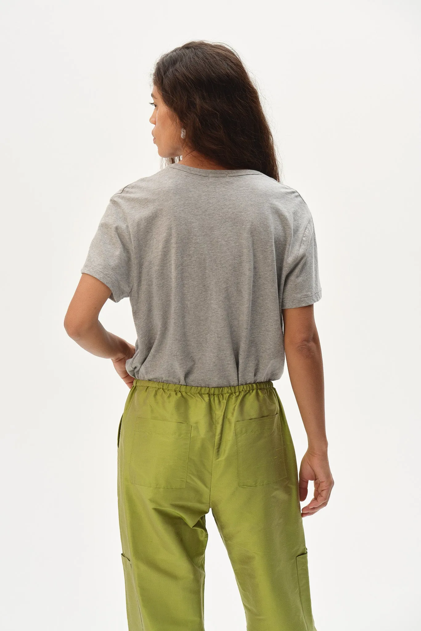 The Jersey V-Neck Tee sold by DONNI. product image thumbnail 5