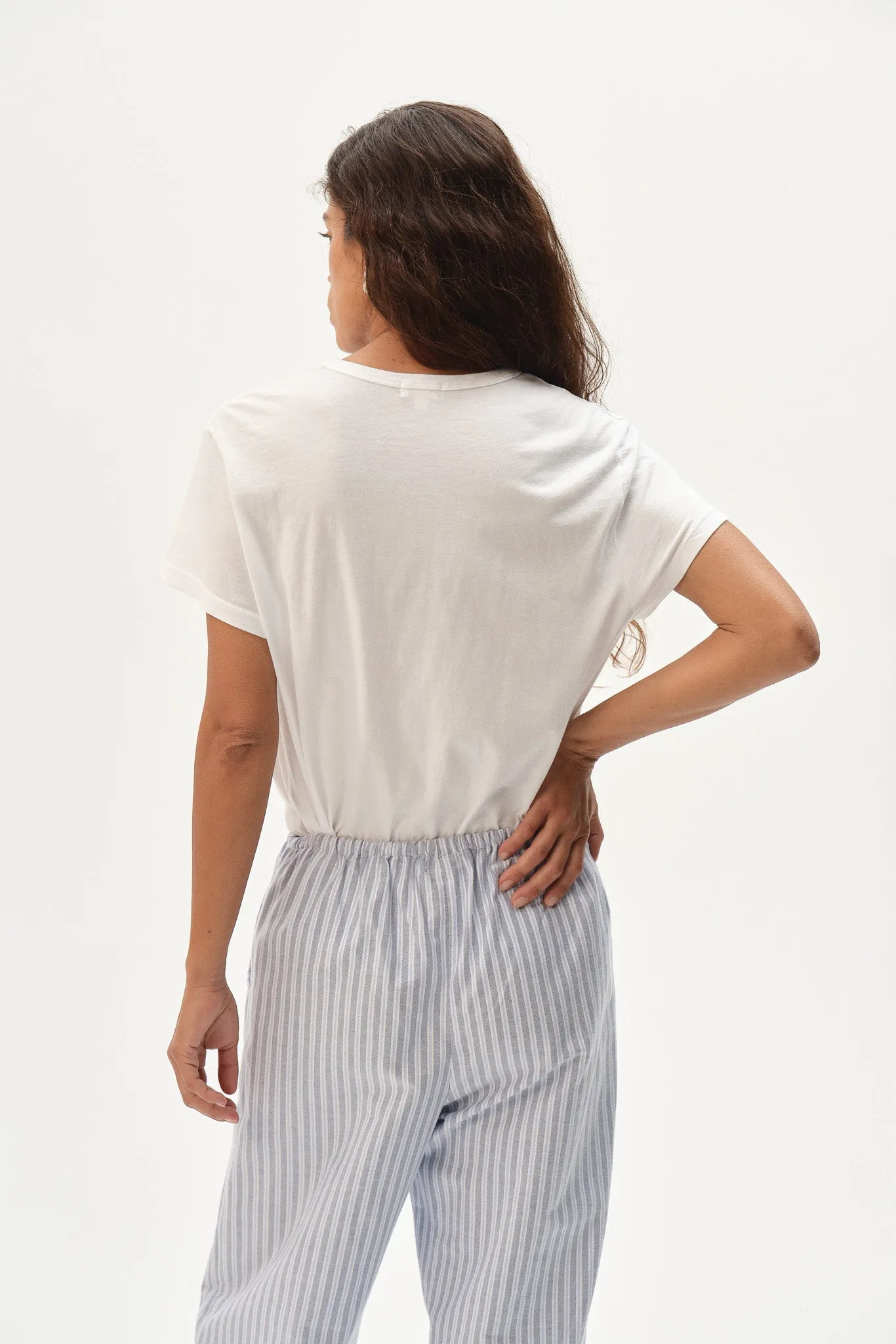 The Jersey V-Neck Tee sold by DONNI. product image thumbnail 5