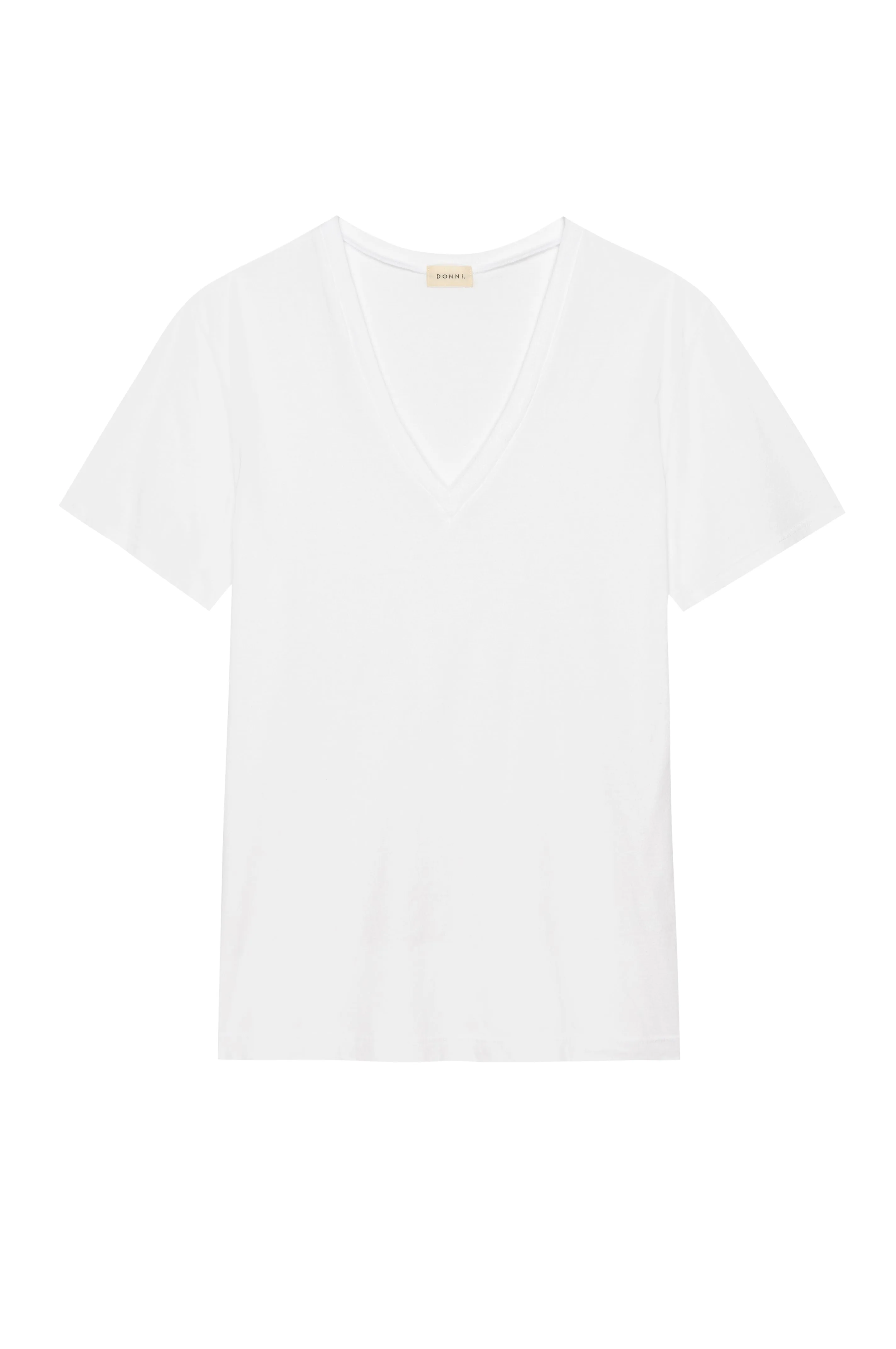 The Jersey V-Neck Tee sold by DONNI. product image thumbnail 2