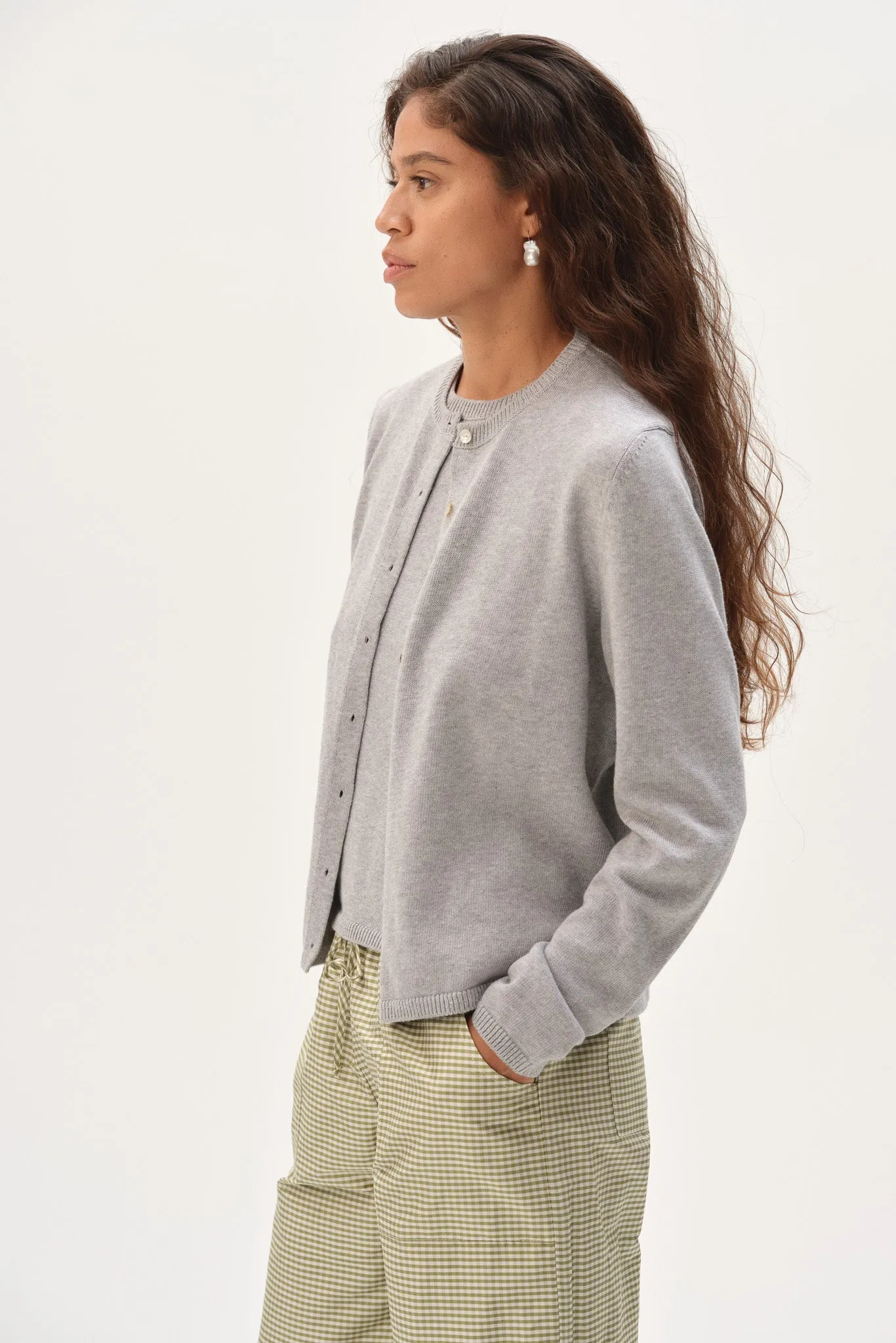 The Cotton Knit Sweater Set sold by DONNI. product image thumbnail 4