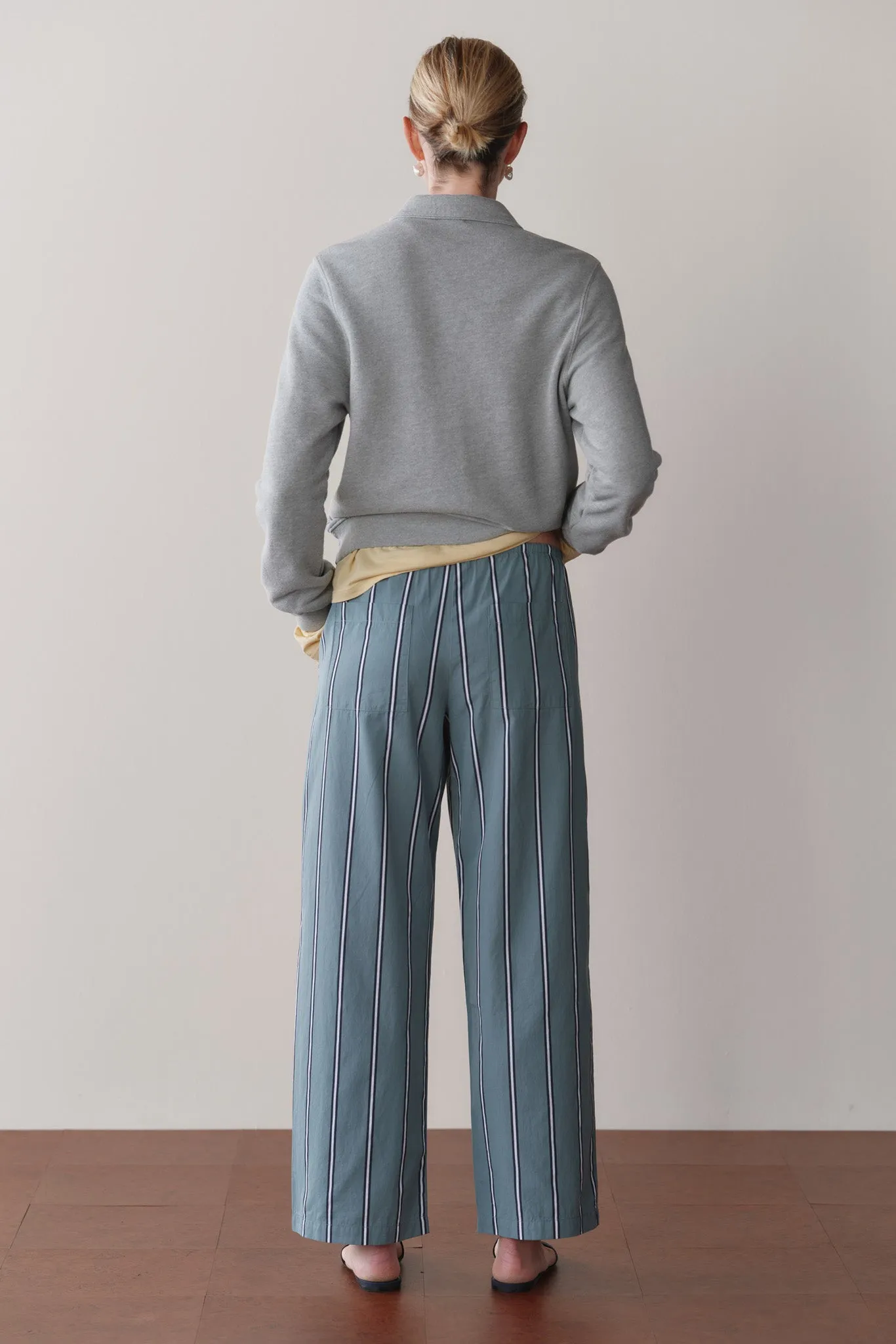 The Pop Stripe Drawstring Pant sold by DONNI. product image thumbnail 5