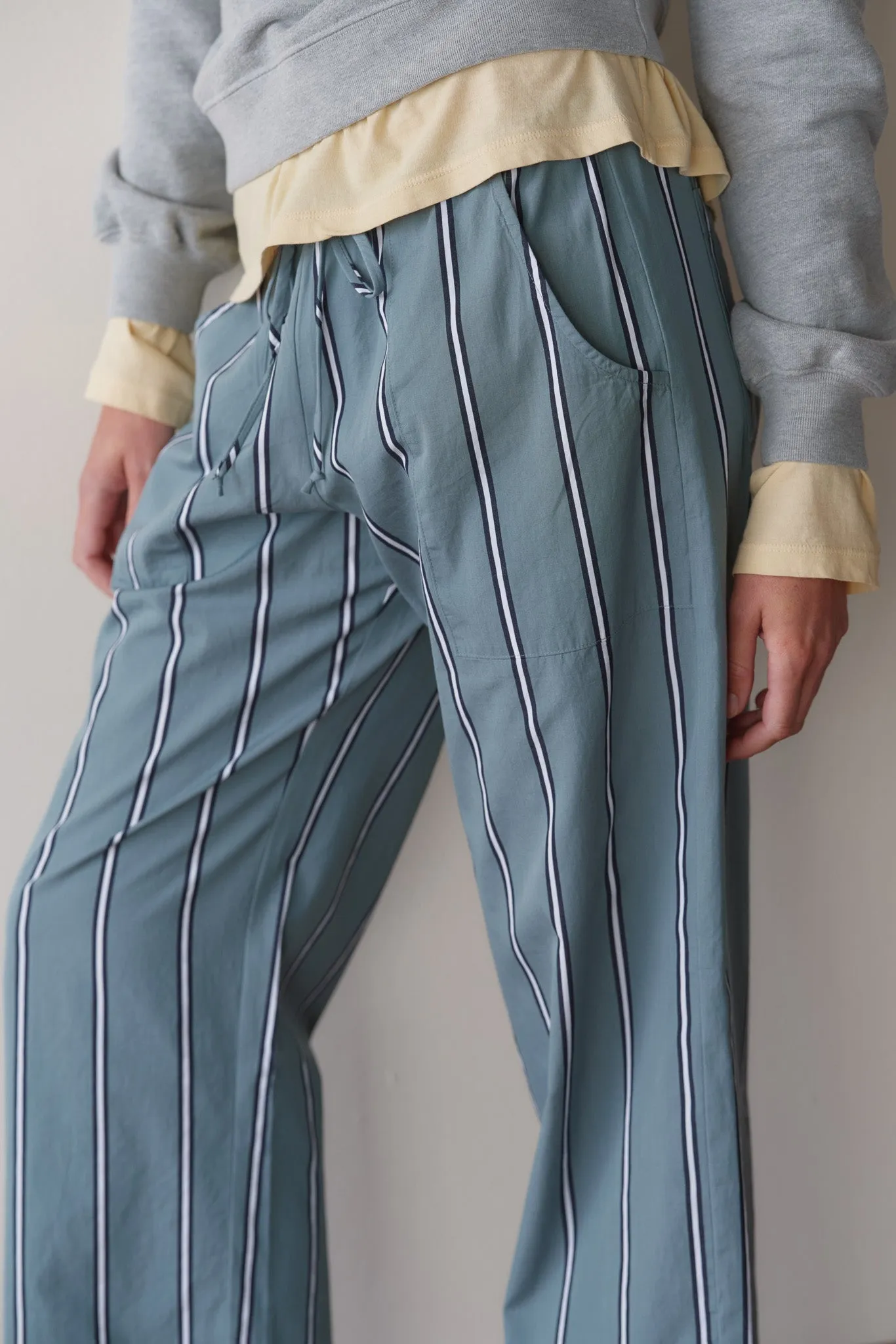 The Pop Stripe Drawstring Pant sold by DONNI. product image thumbnail 3