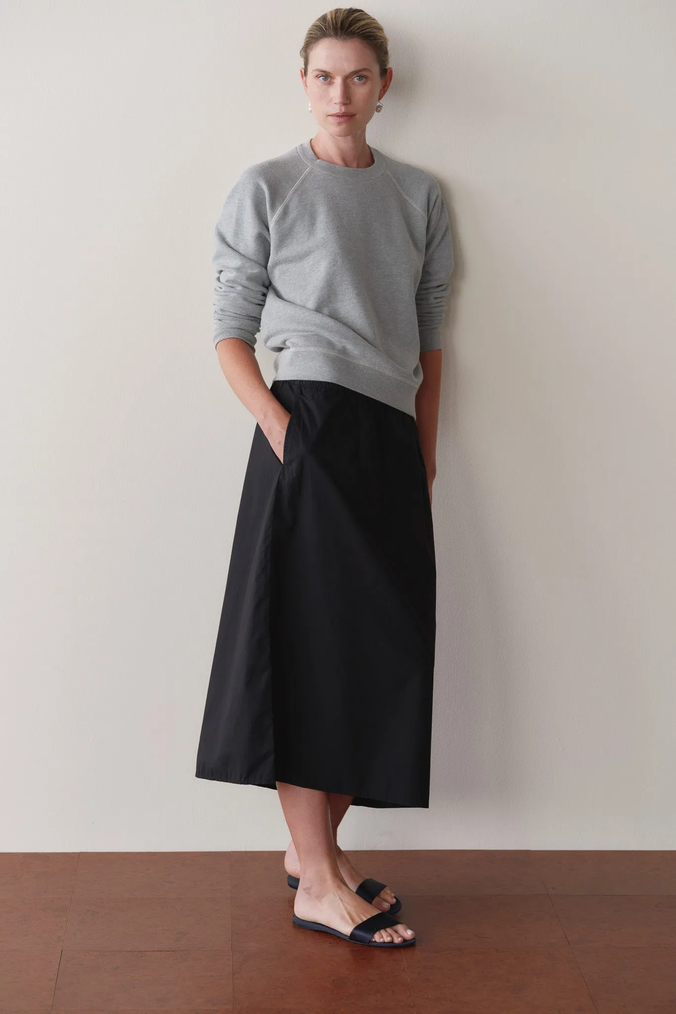 The Eco-Terry Contrast Stitch Sweatshirt sold by DONNI. product image thumbnail 3