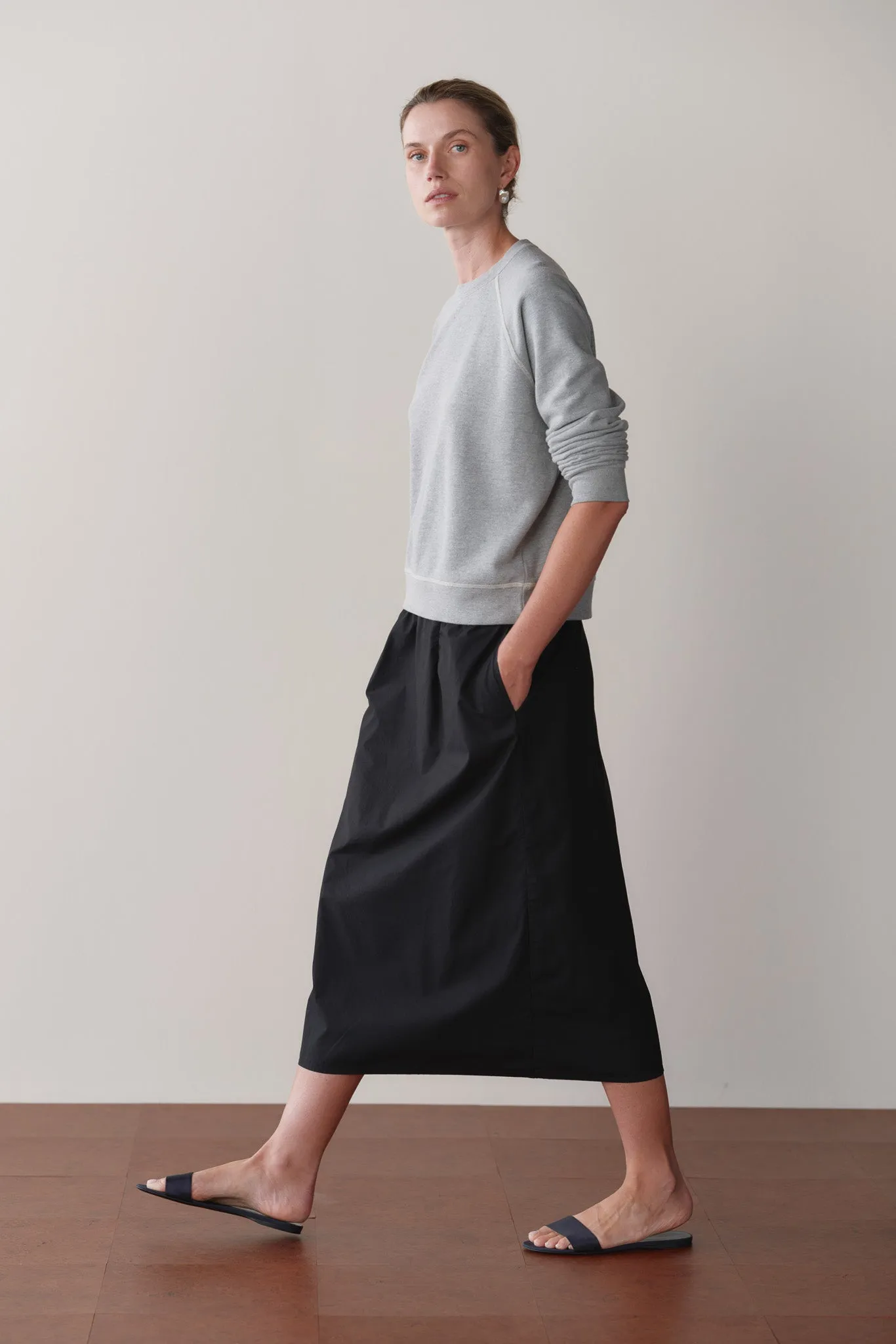 The Eco-Terry Contrast Stitch Sweatshirt sold by DONNI. product image thumbnail 5