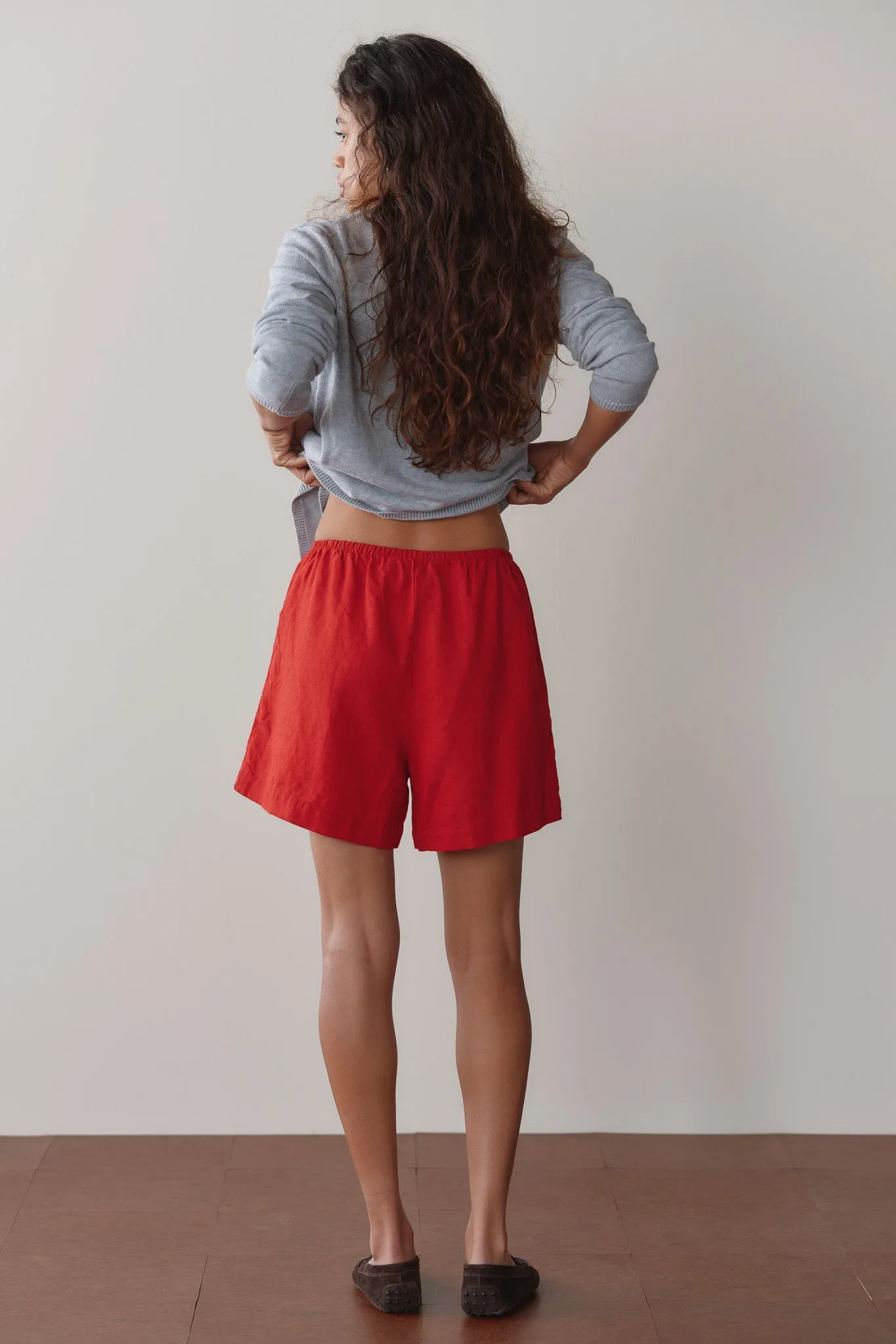The Linen Short sold by DONNI. product image thumbnail 5