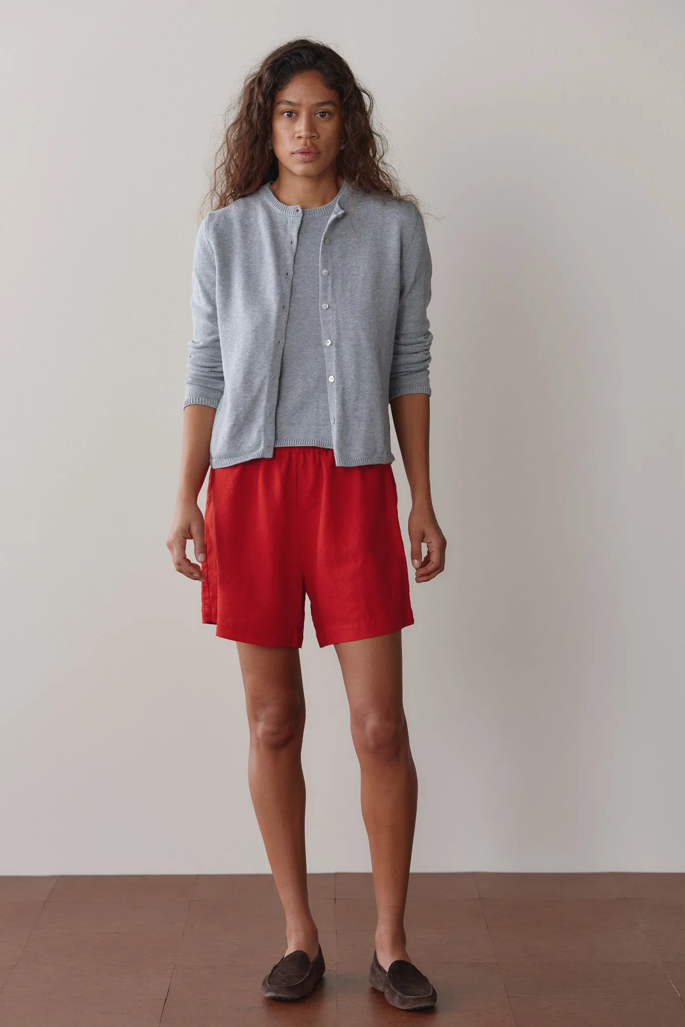 The Linen Short sold by DONNI. product image thumbnail 3
