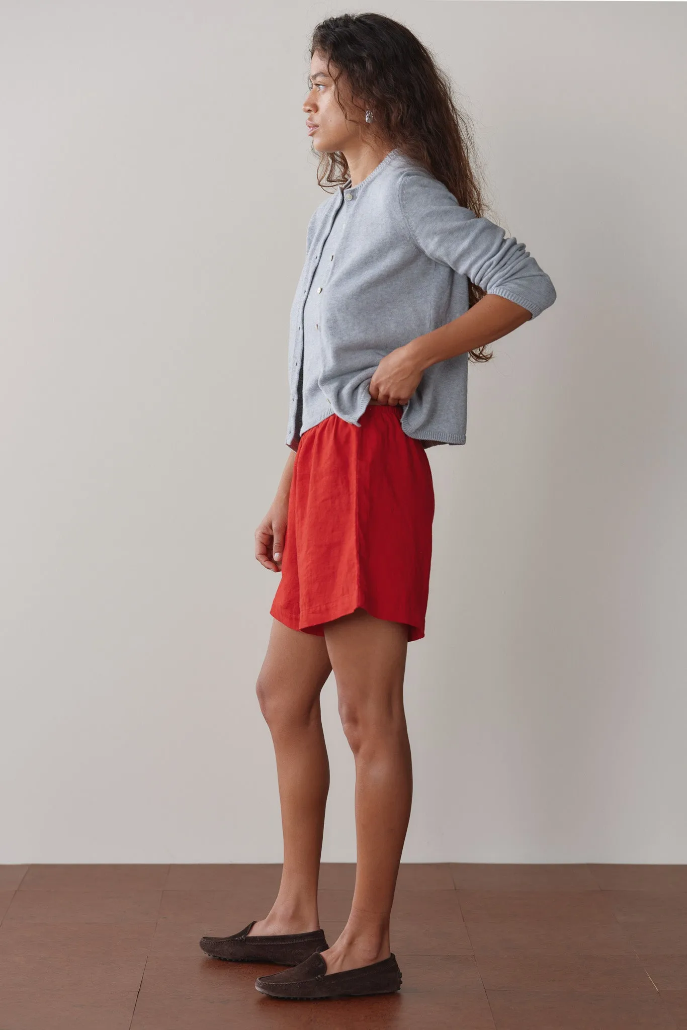 The Linen Short sold by DONNI. product image thumbnail 4
