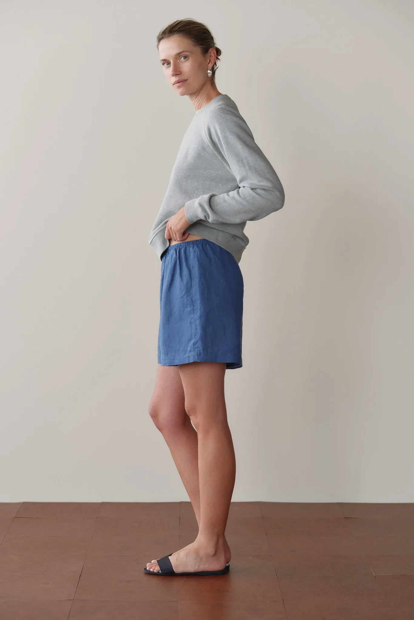 The Linen Short sold by DONNI. product image thumbnail 5