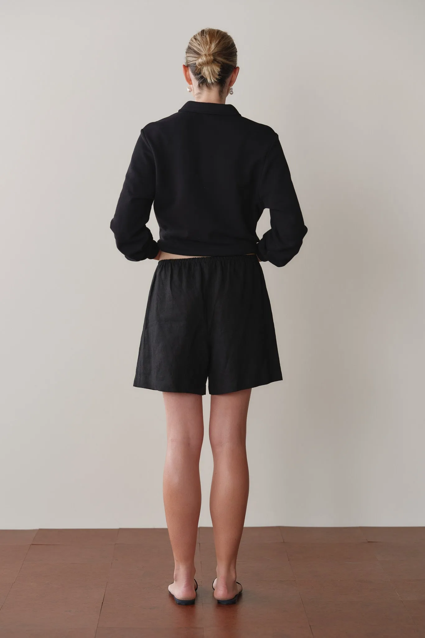 The Linen Short sold by DONNI. product image thumbnail 5