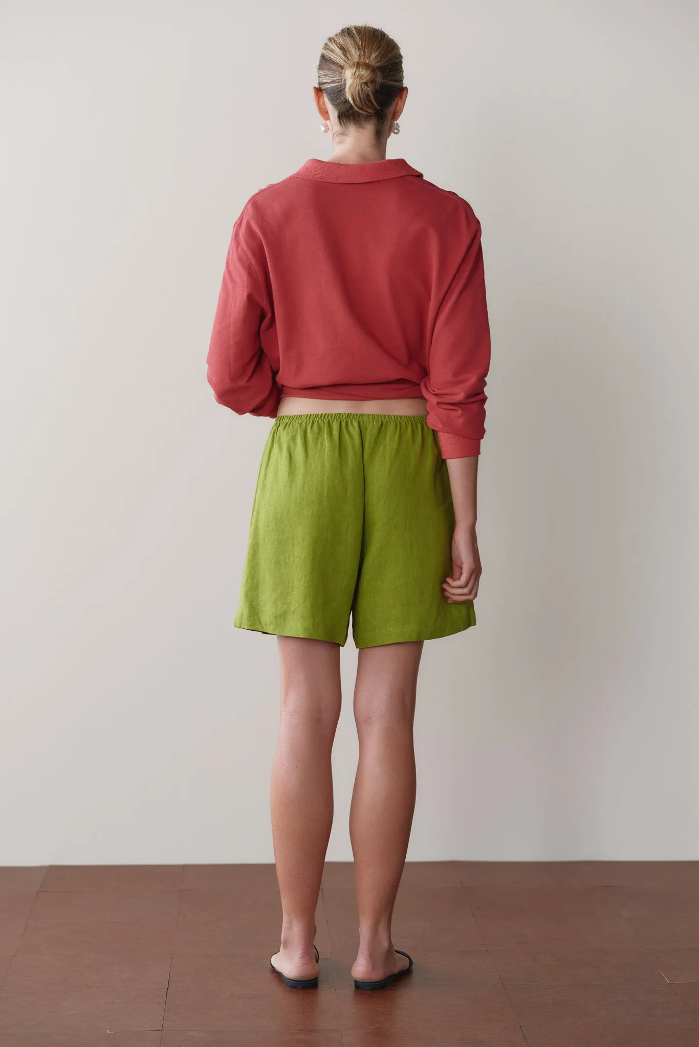 The Linen Short sold by DONNI. product image thumbnail 5