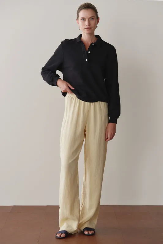 The Linen Simple Pant made by DONNI.