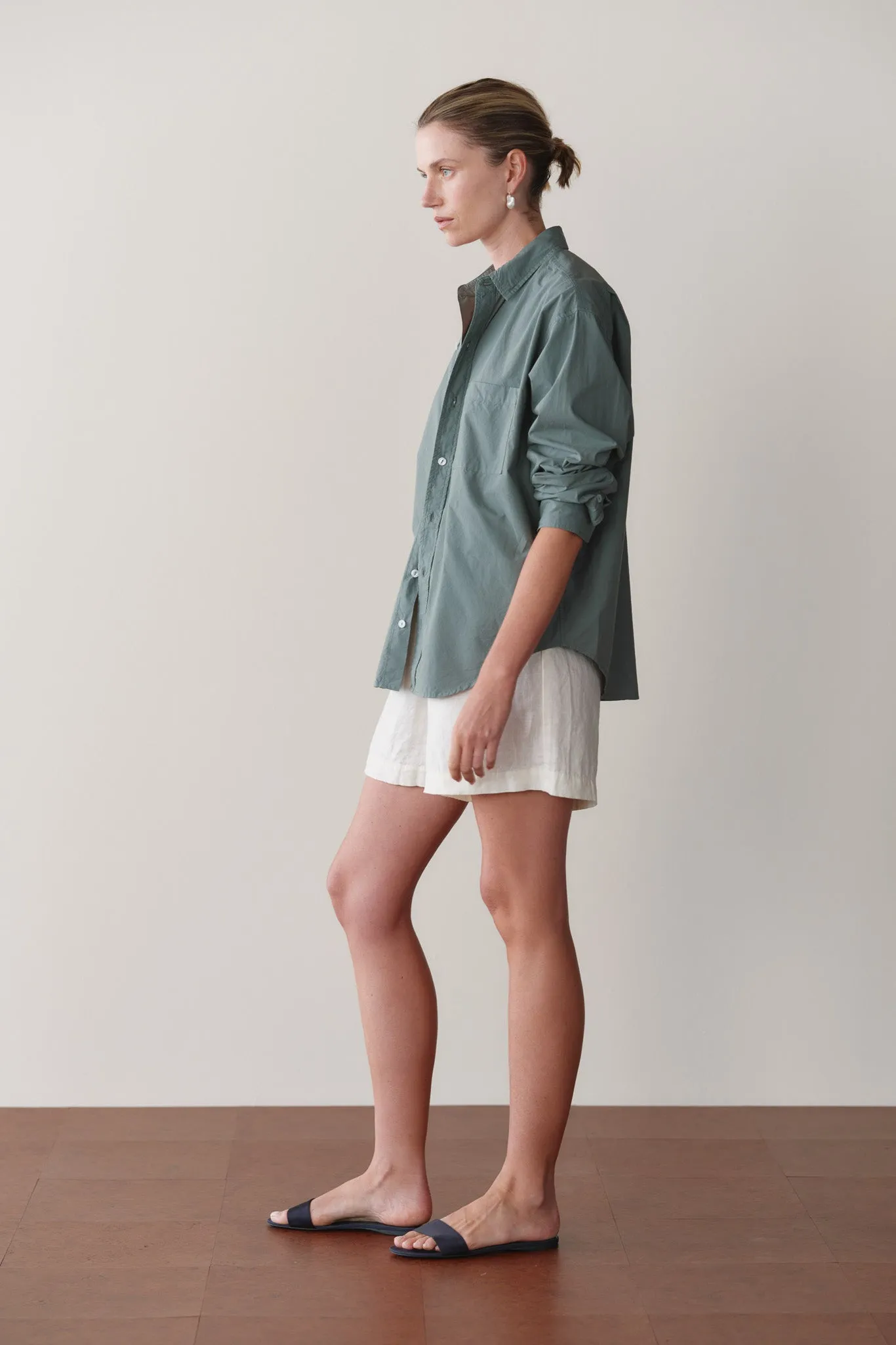 The Linen Short sold by DONNI. product image thumbnail 3