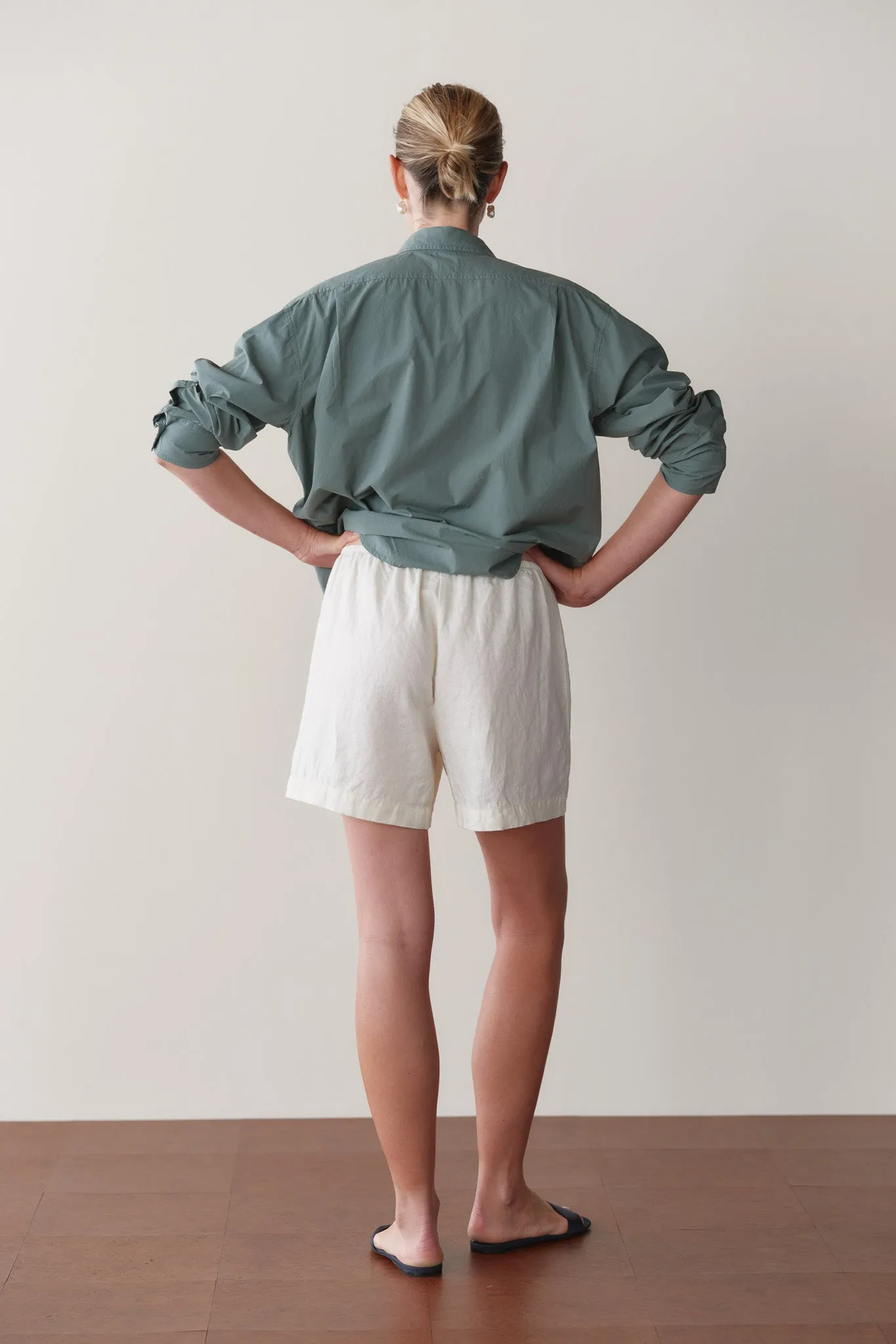 The Linen Short sold by DONNI. product image thumbnail 4