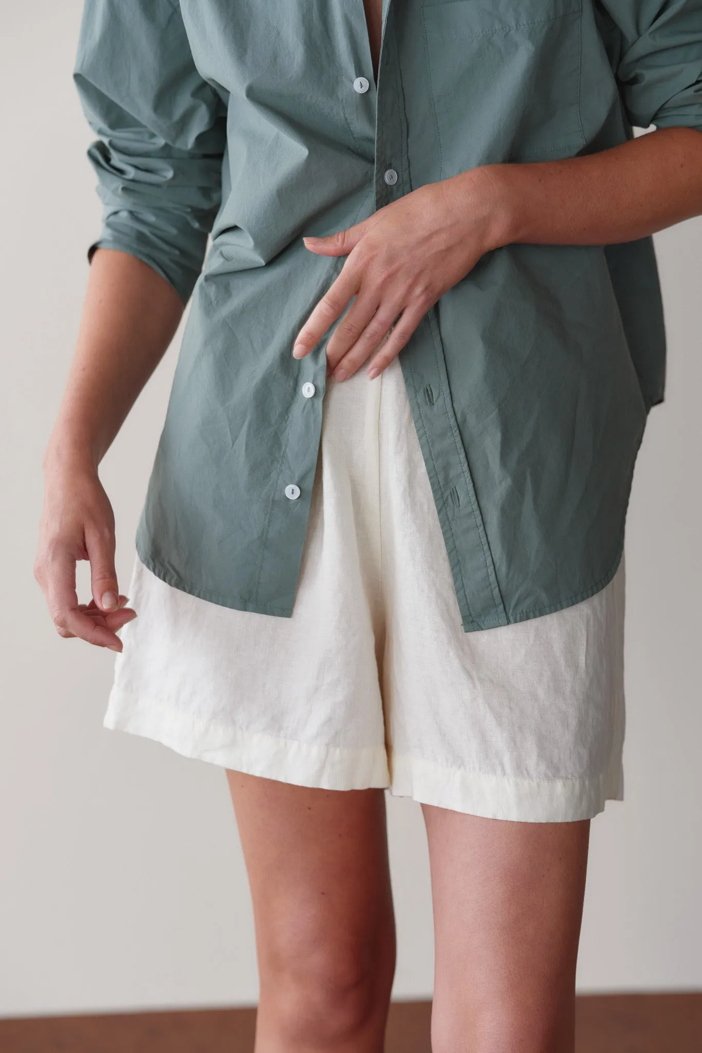 The Linen Short sold by DONNI. product image thumbnail 5