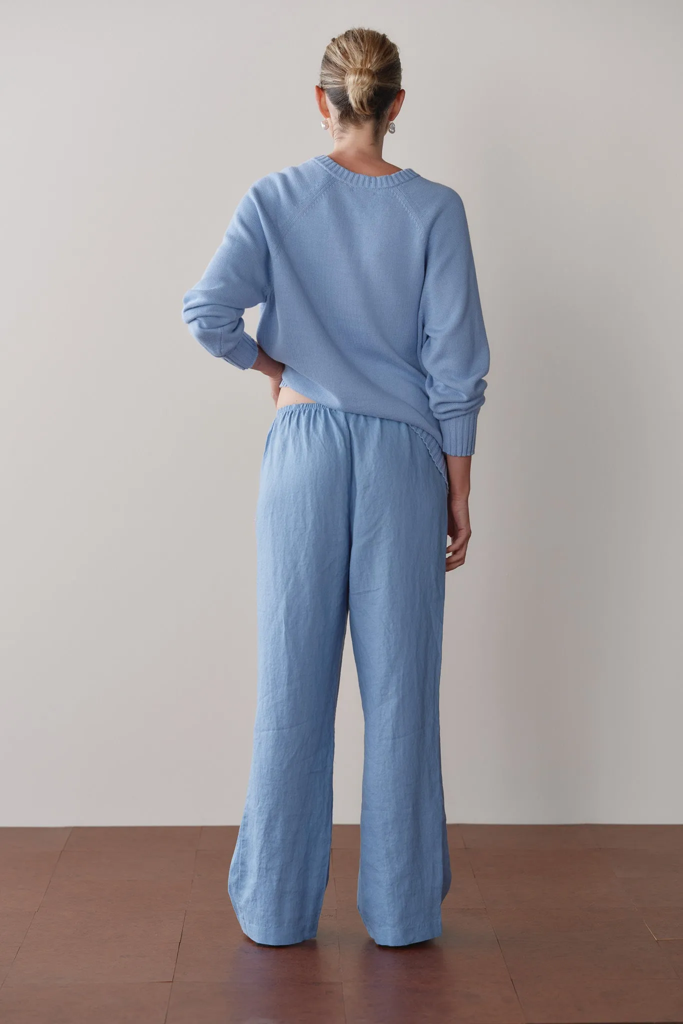 The Linen Simple Pant sold by DONNI. product image thumbnail 5