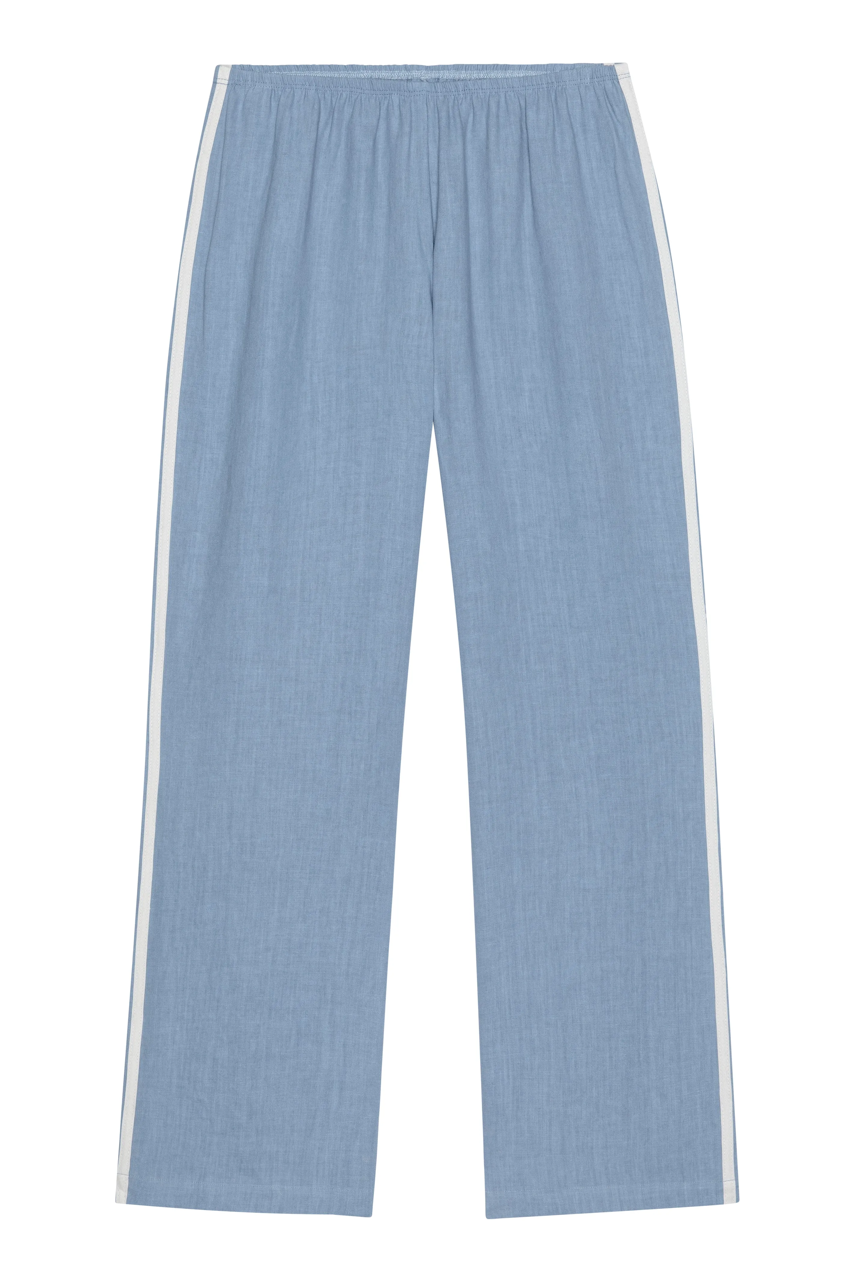 The Linen Crop Stripe Pant sold by DONNI. product image thumbnail 2