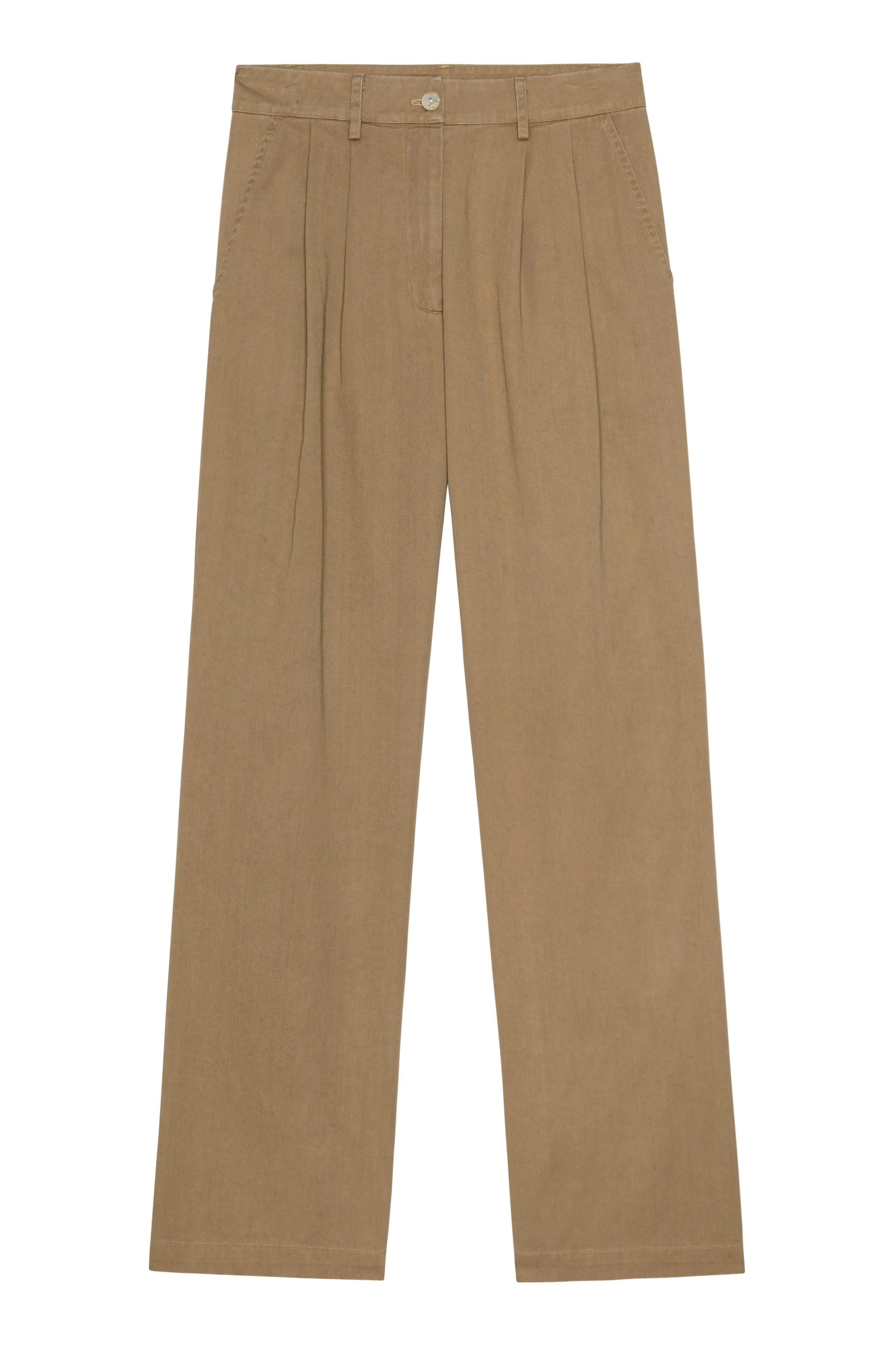 The Chino Pleated Trouser sold by DONNI. product image thumbnail 2