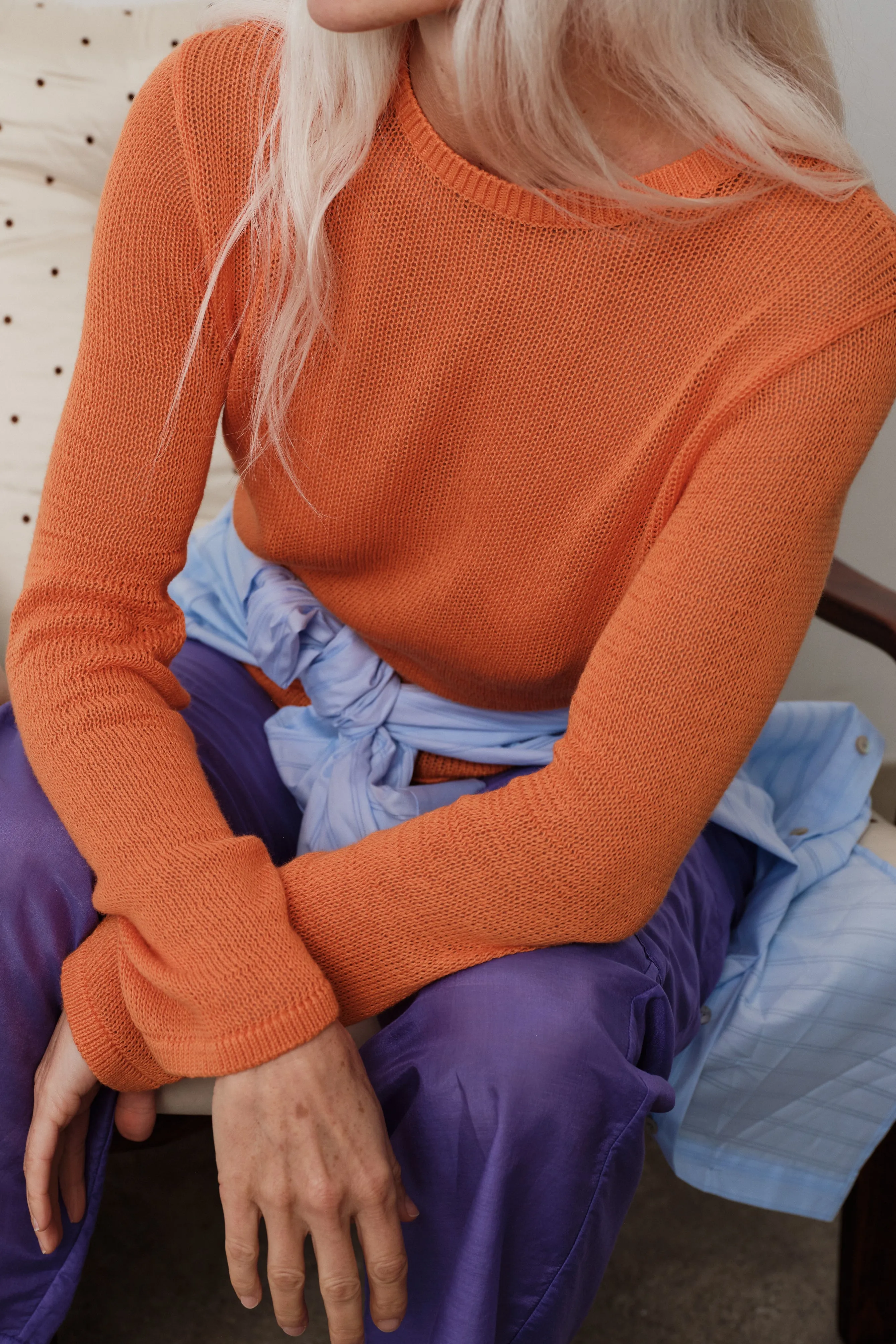 The Knit Long Sleeve sold by DONNI. product image thumbnail 4