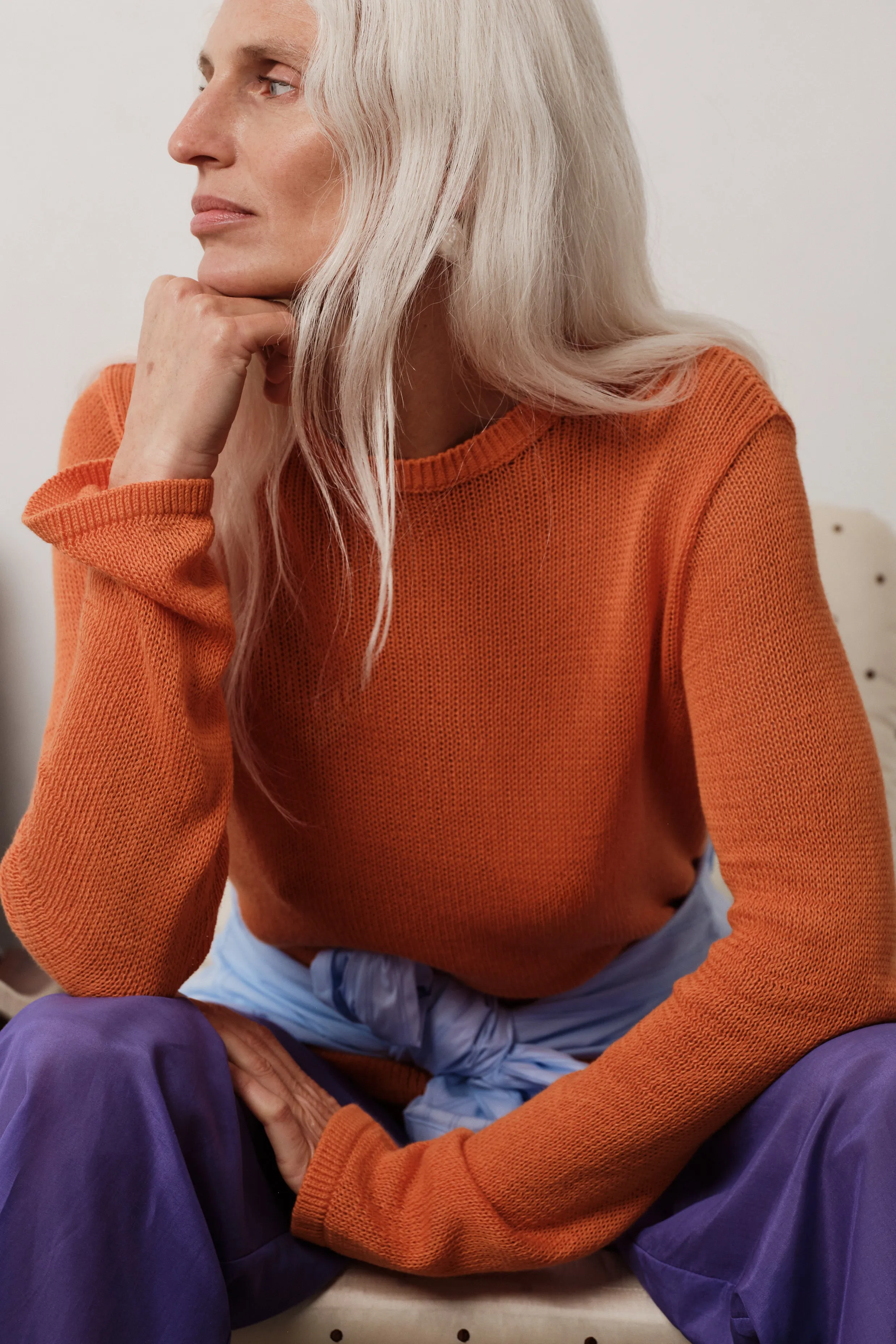 The Knit Long Sleeve sold by DONNI. product image thumbnail 5