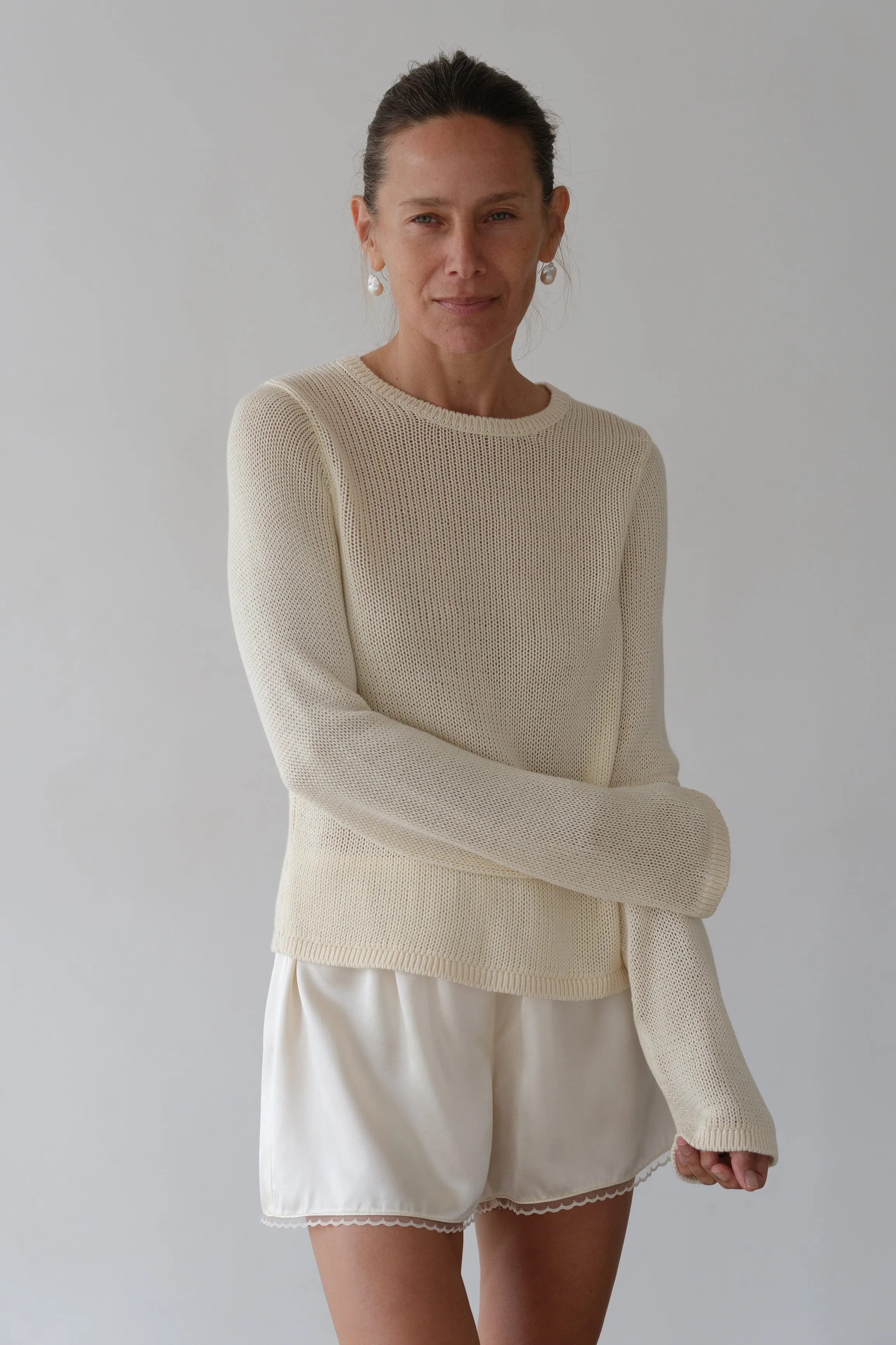 The Knit Long Sleeve sold by DONNI. product image thumbnail 3