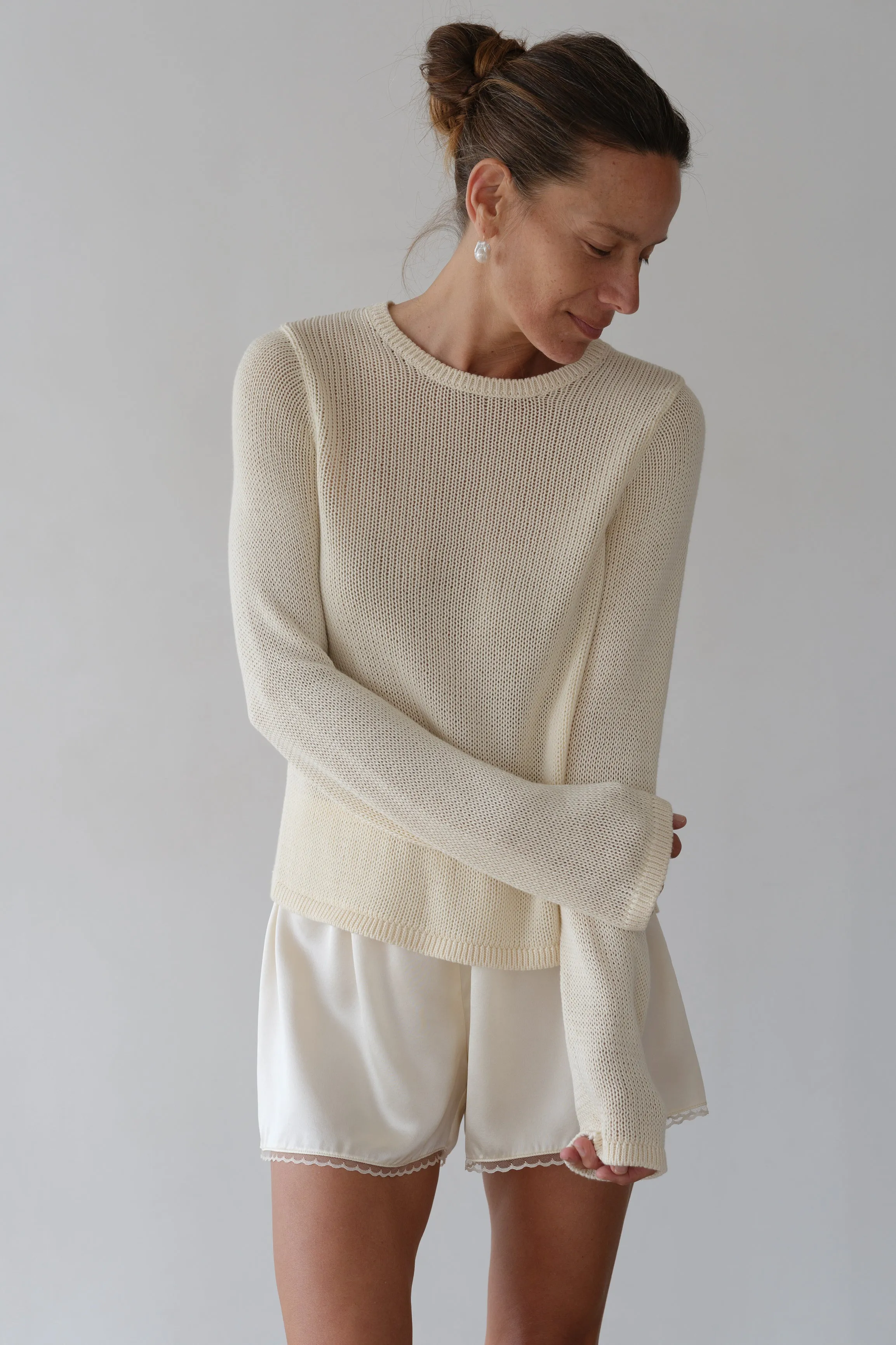 The Knit Long Sleeve sold by DONNI. product image thumbnail 4
