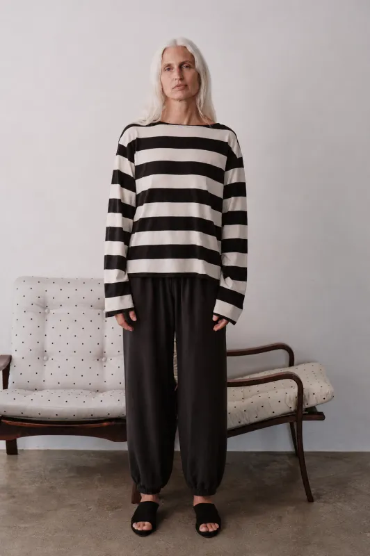 The Silk Cotton Sheer Balloon Pant made by DONNI.