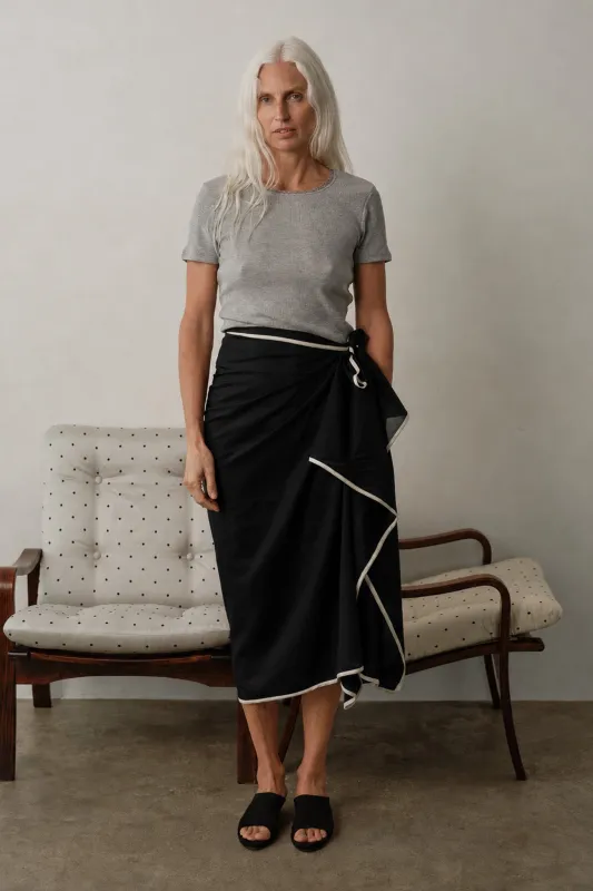 The Silk Cotton Sheer Pareo made by DONNI.