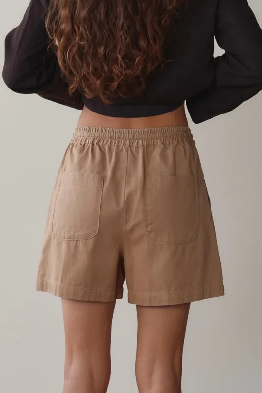 The Chino Drawstring Short made by DONNI.