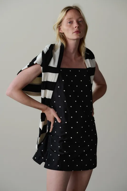 The Silk Taffeta Mini Dress made by DONNI.