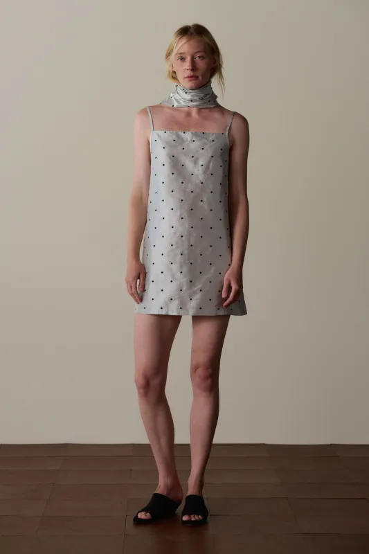 The Silk Taffeta Mini Dress made by DONNI.