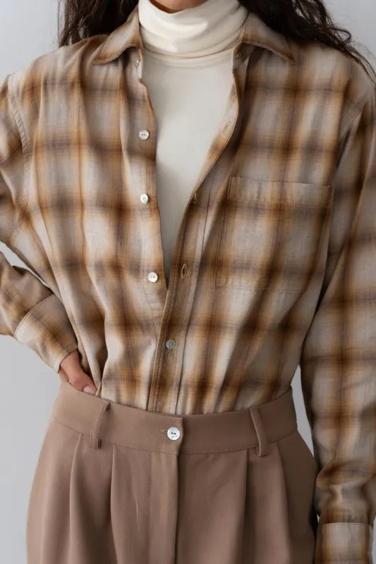 The Plaid Flannel Shirt made by DONNI.