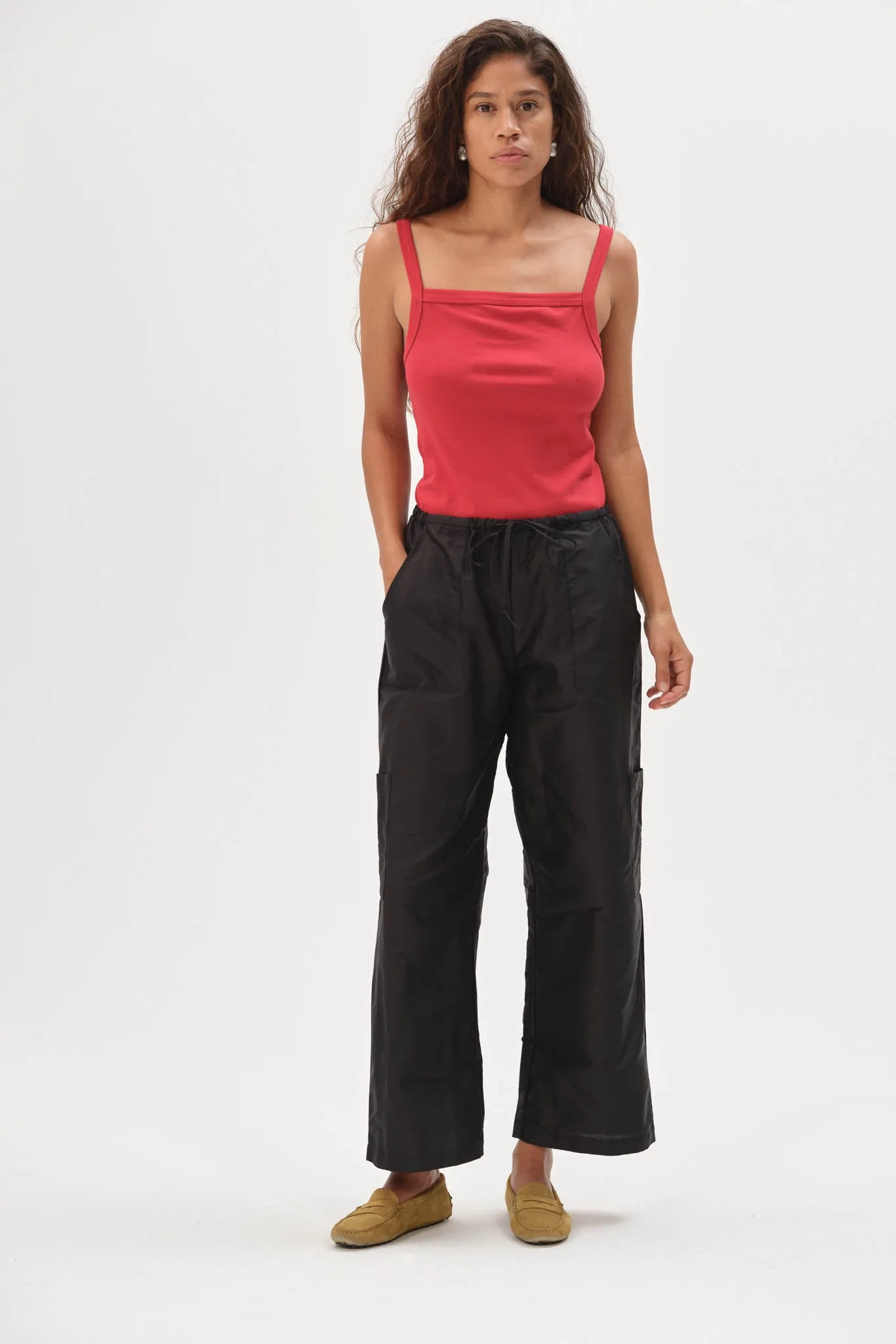 The Silk Taffeta Cargo Pant sold by DONNI. product image thumbnail 2
